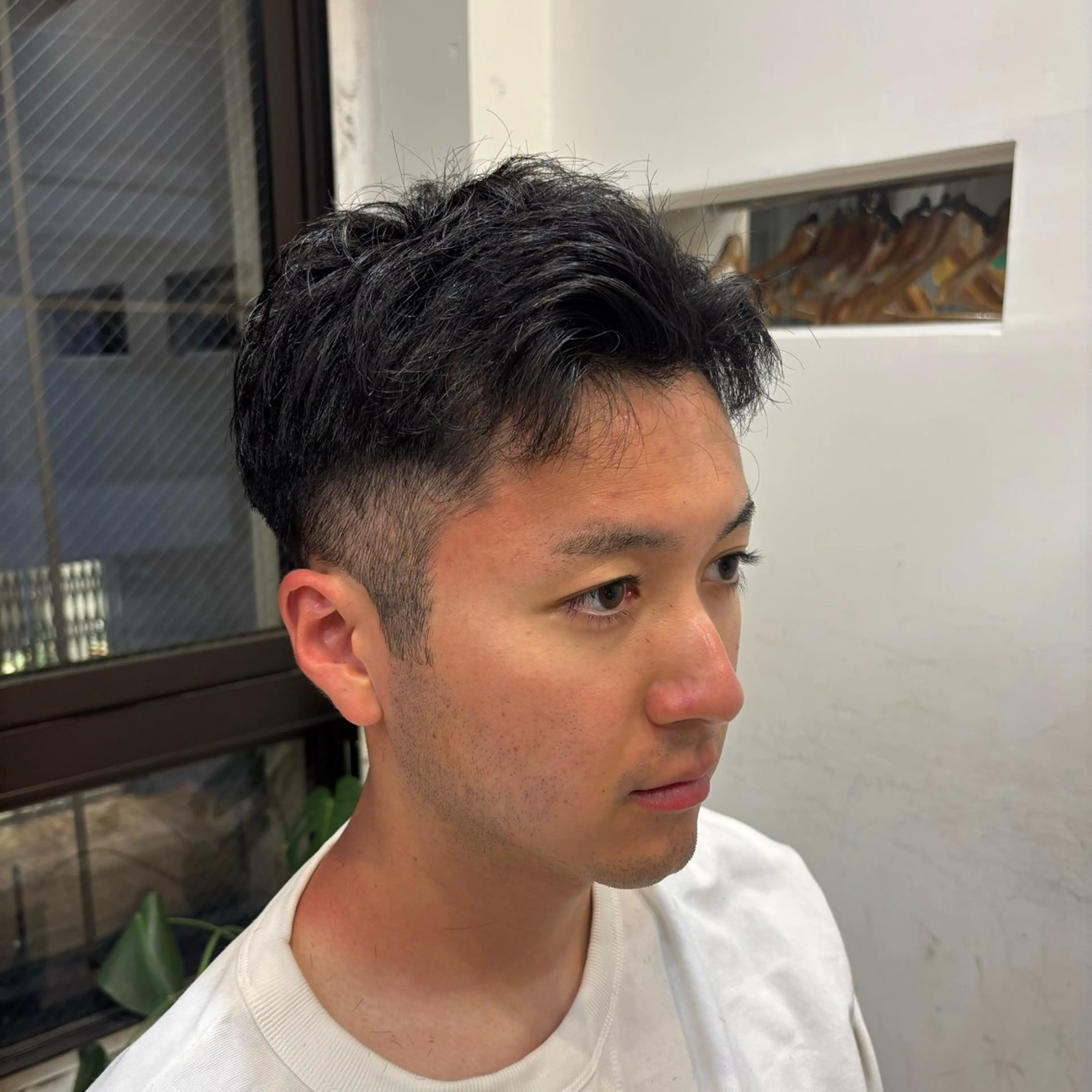 メンズ 新原 陽那のヘアスタイル