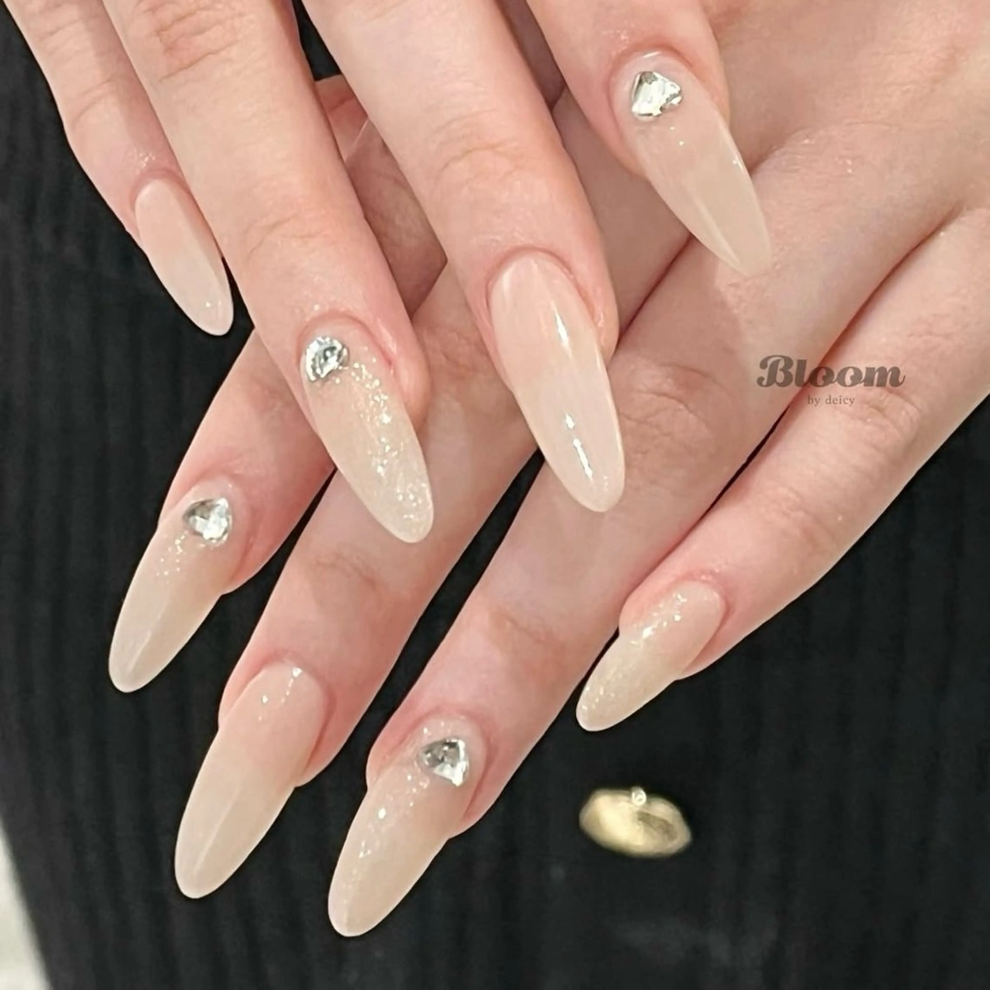 ネイル ブルー シルバー Luludi nail&eyeのネイルデザイン