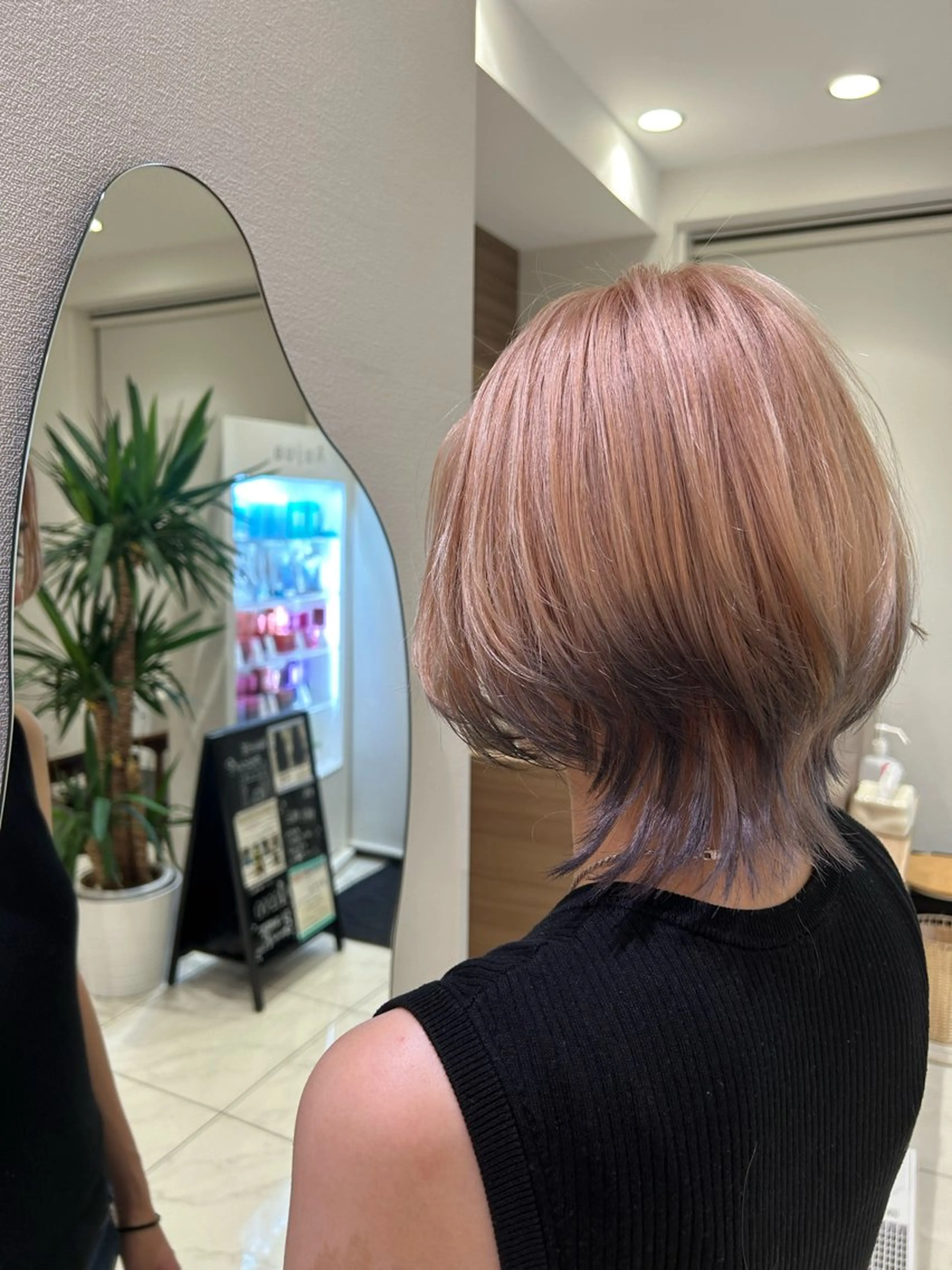 【ダメージレス×デザイン】ケアブリーチ+デザインカラー🎗️༊·˚(アンブレラ、イヤリング、インナーetc)の写真