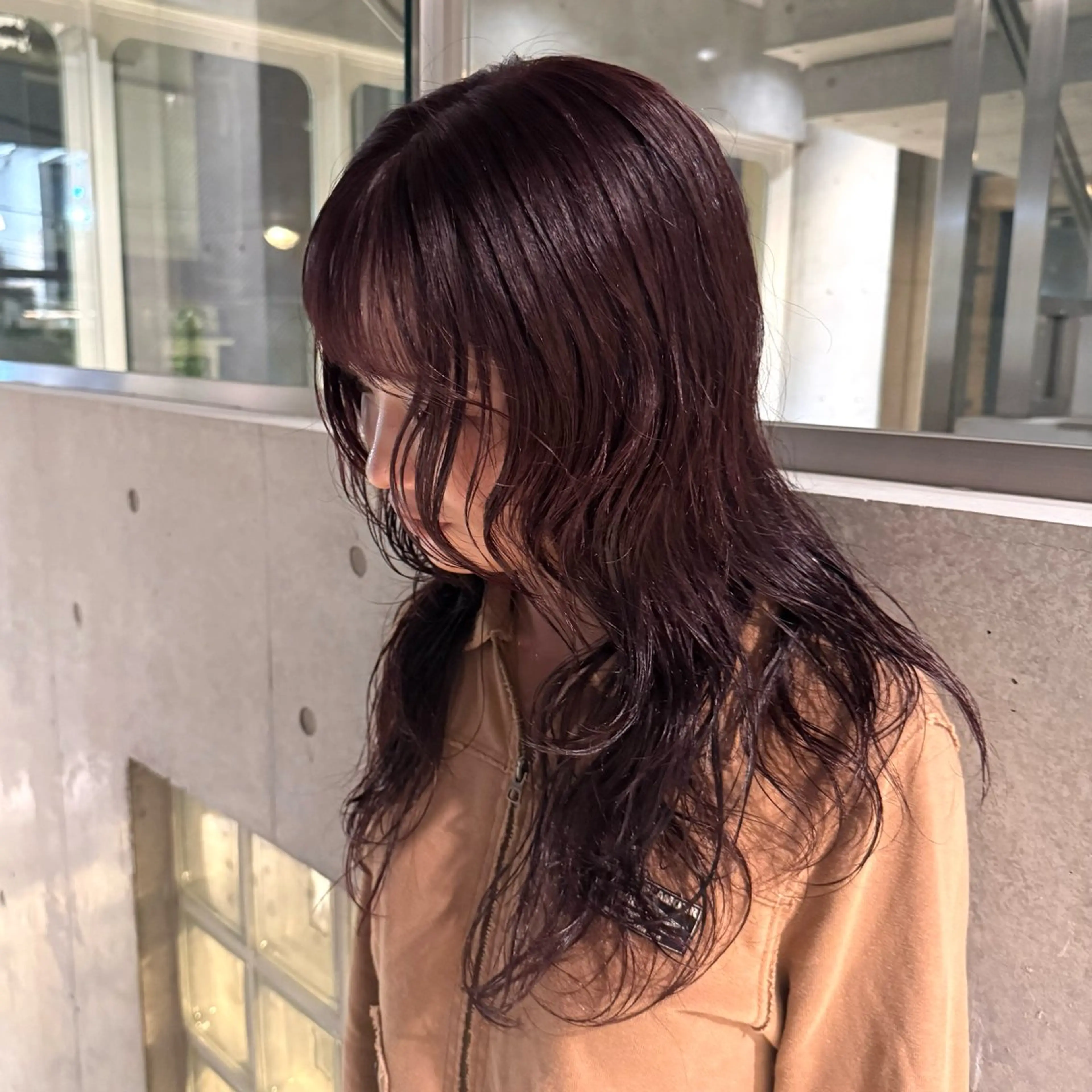 【 平日 当日限定 】one color  ＋ ケアトリートメント　#グレージュ#ボルドー#ピンクカラーの写真