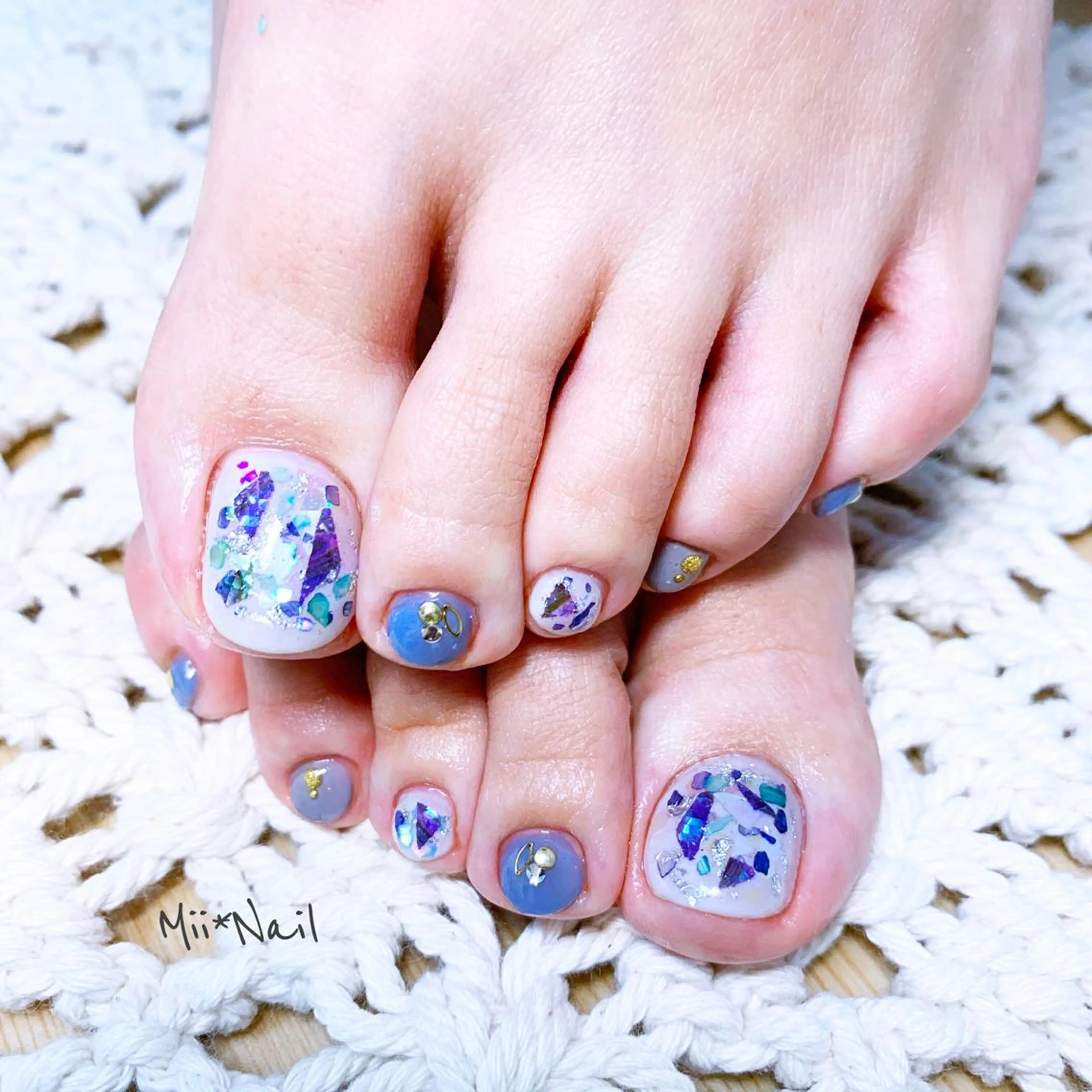 ネイル フットネイル MII*NAIL／ 美フォルムsalonのネイルデザイン