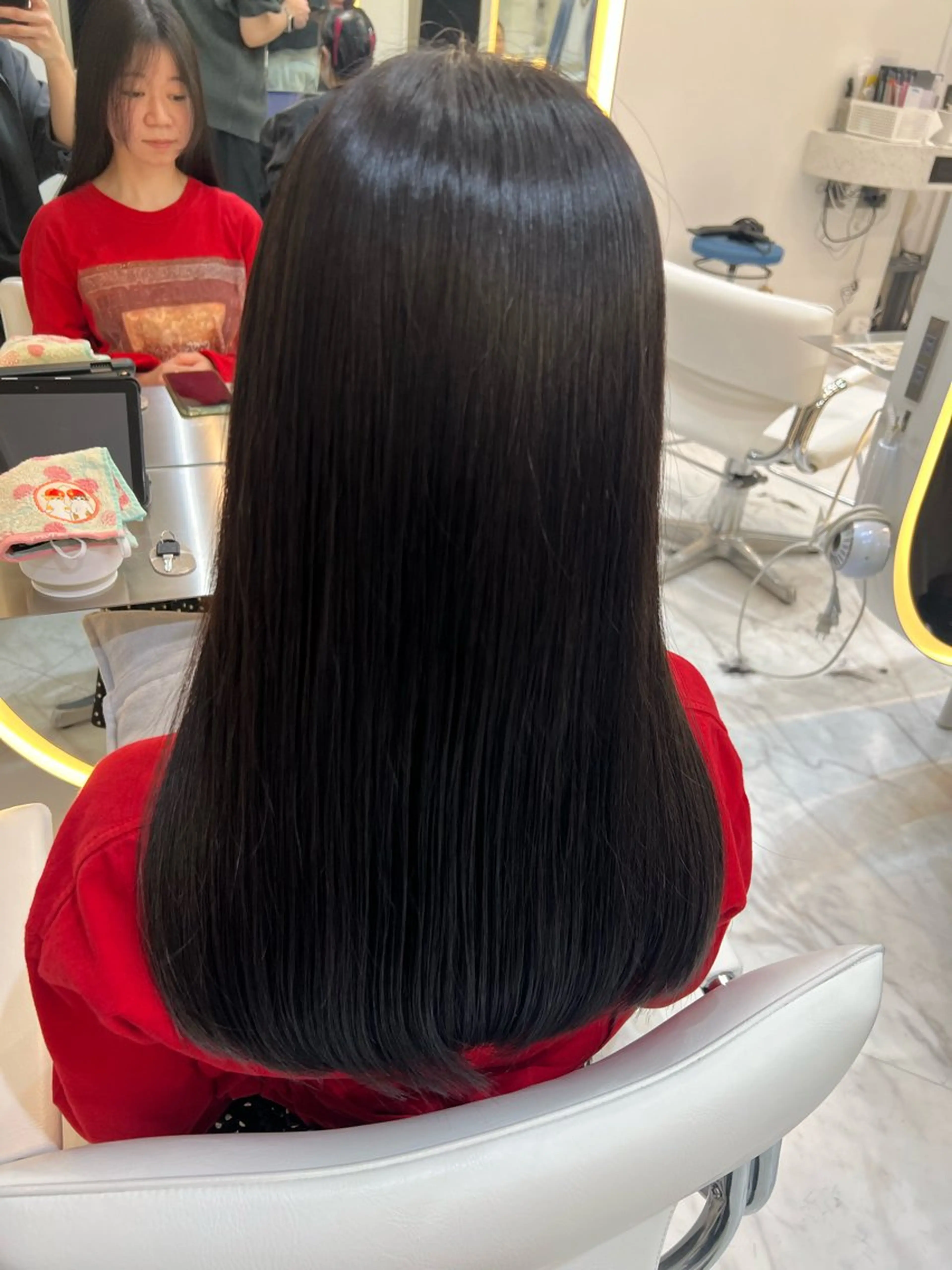 ロング カット ヘアカラー 縮毛矯正 新井　翼/銀座 メンズお任せくださいのヘアスタイル