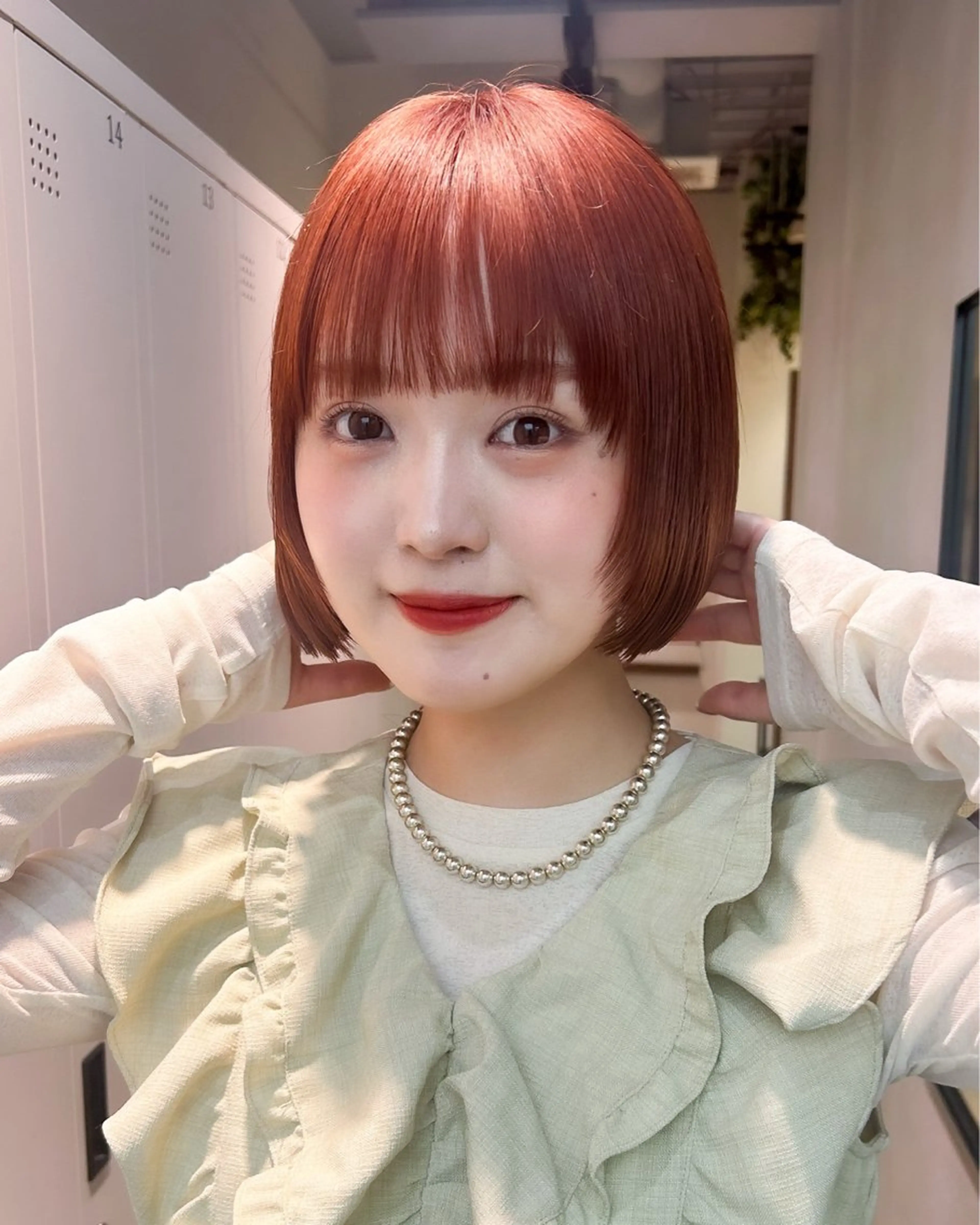 ショート ヘアカラー トリートメント おしゃれボブ/暖色 カラー🧶いろはのヘアスタイル