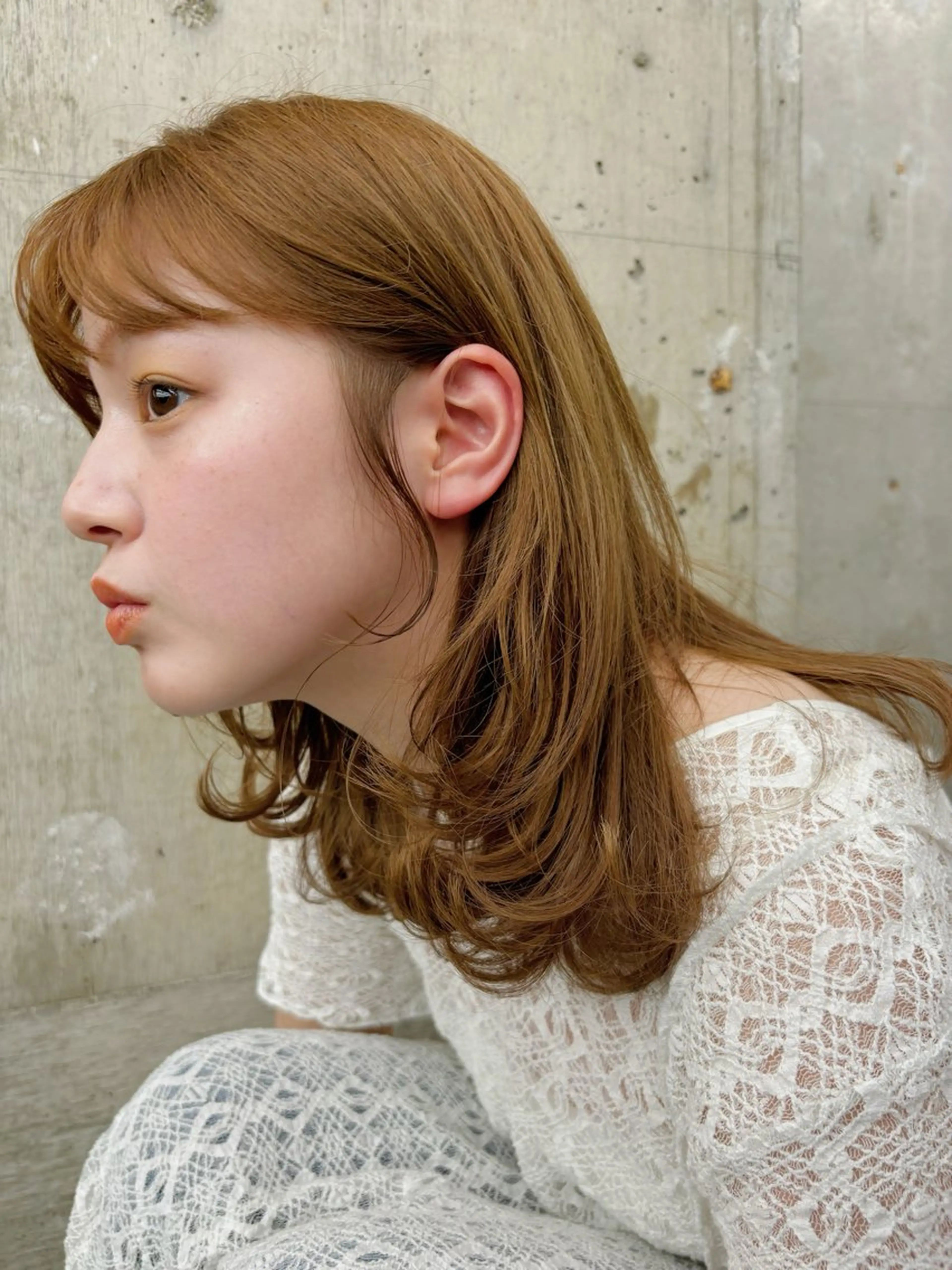 パーマ カット パーマ ボブ/ミディアム 親しみやすさ/さくらのヘアスタイル