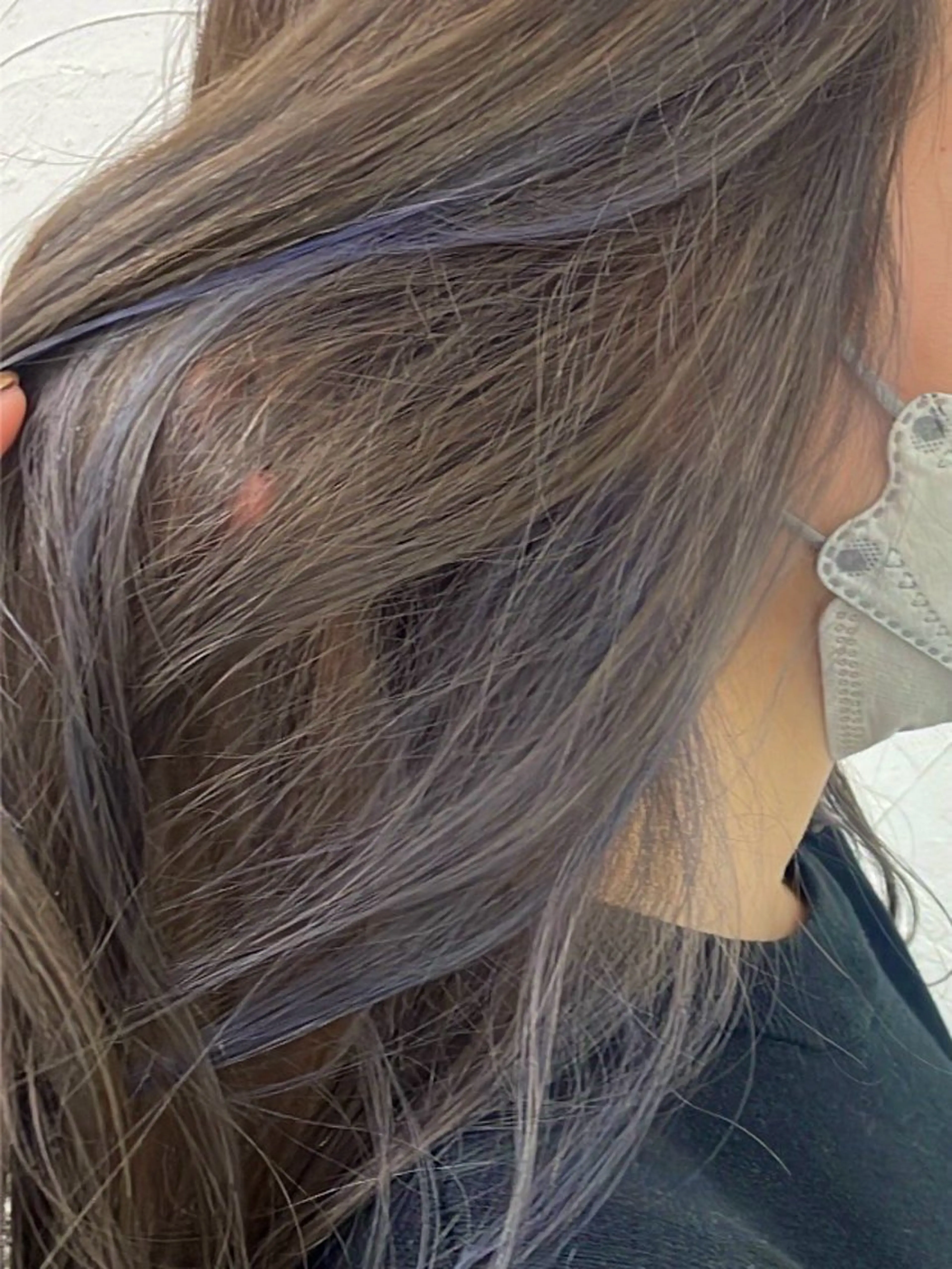 カラー ブリーチ イヤリングカラー コミヤマ ナツキ🪿のヘアスタイル