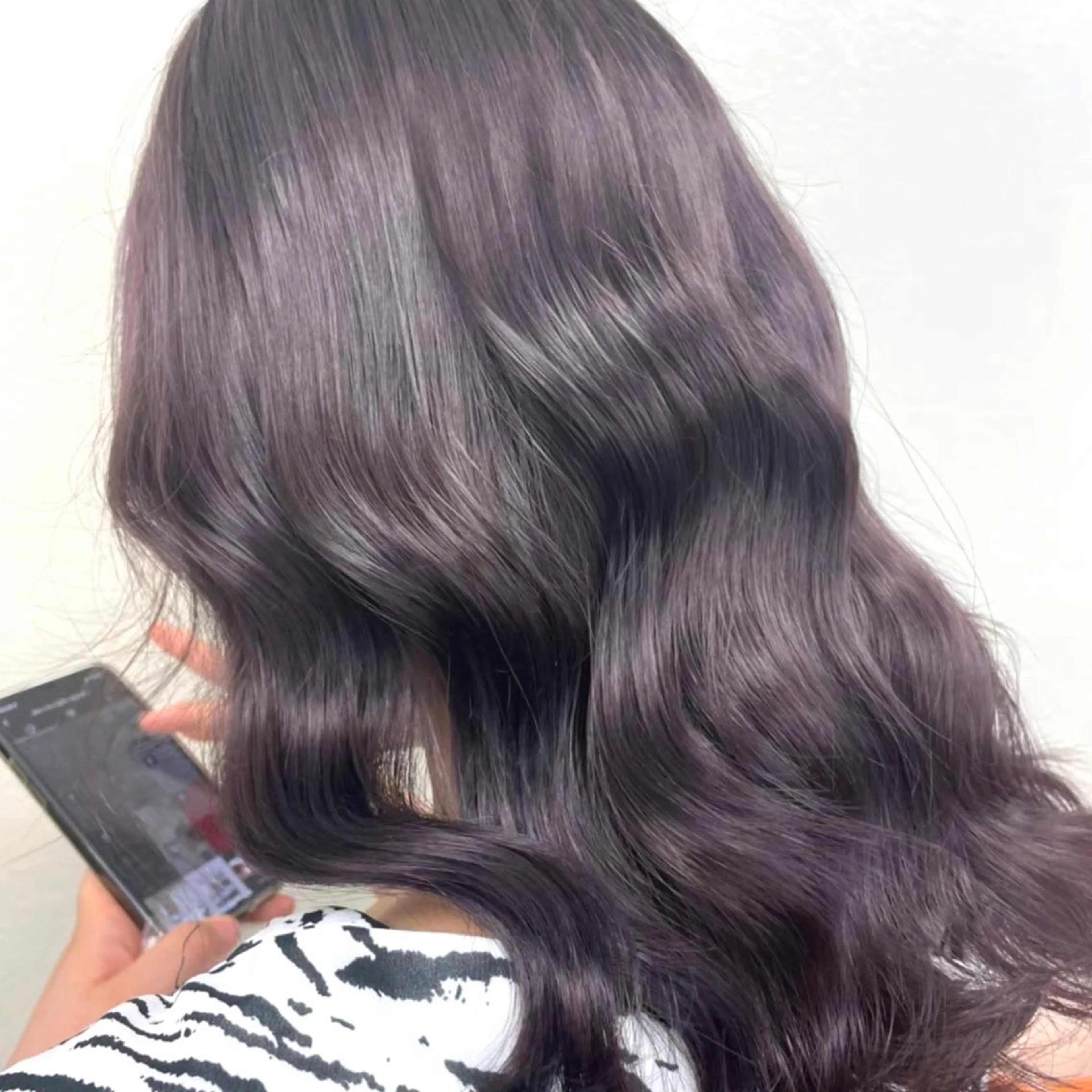 ロング カラー ヘアアレンジ 透明感カラー ハイトーンカラー 髪質改善 ヘアカラー ブリーチカラー 🩵MIZUKIのヘアスタイル