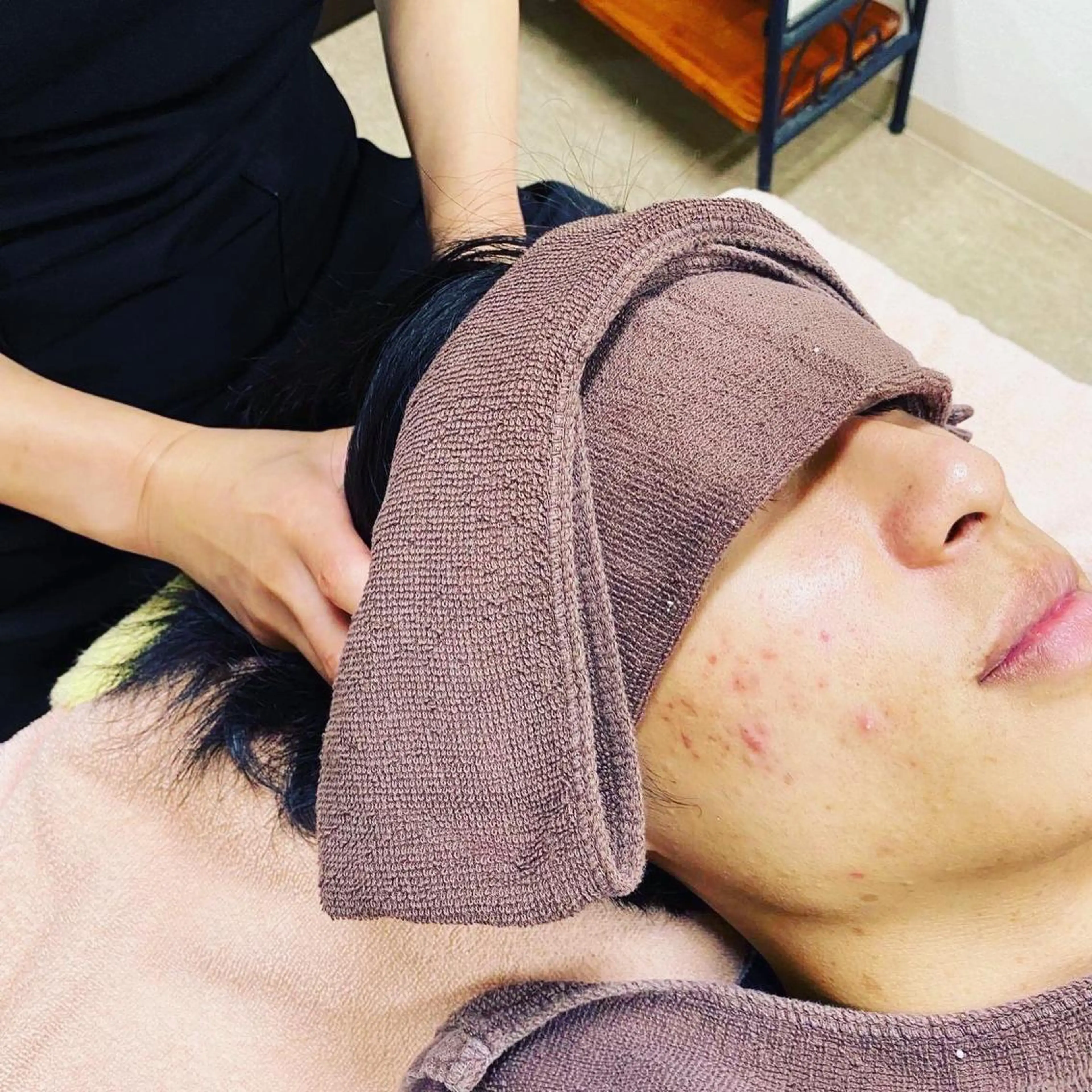 ヘッドマッサージの写真