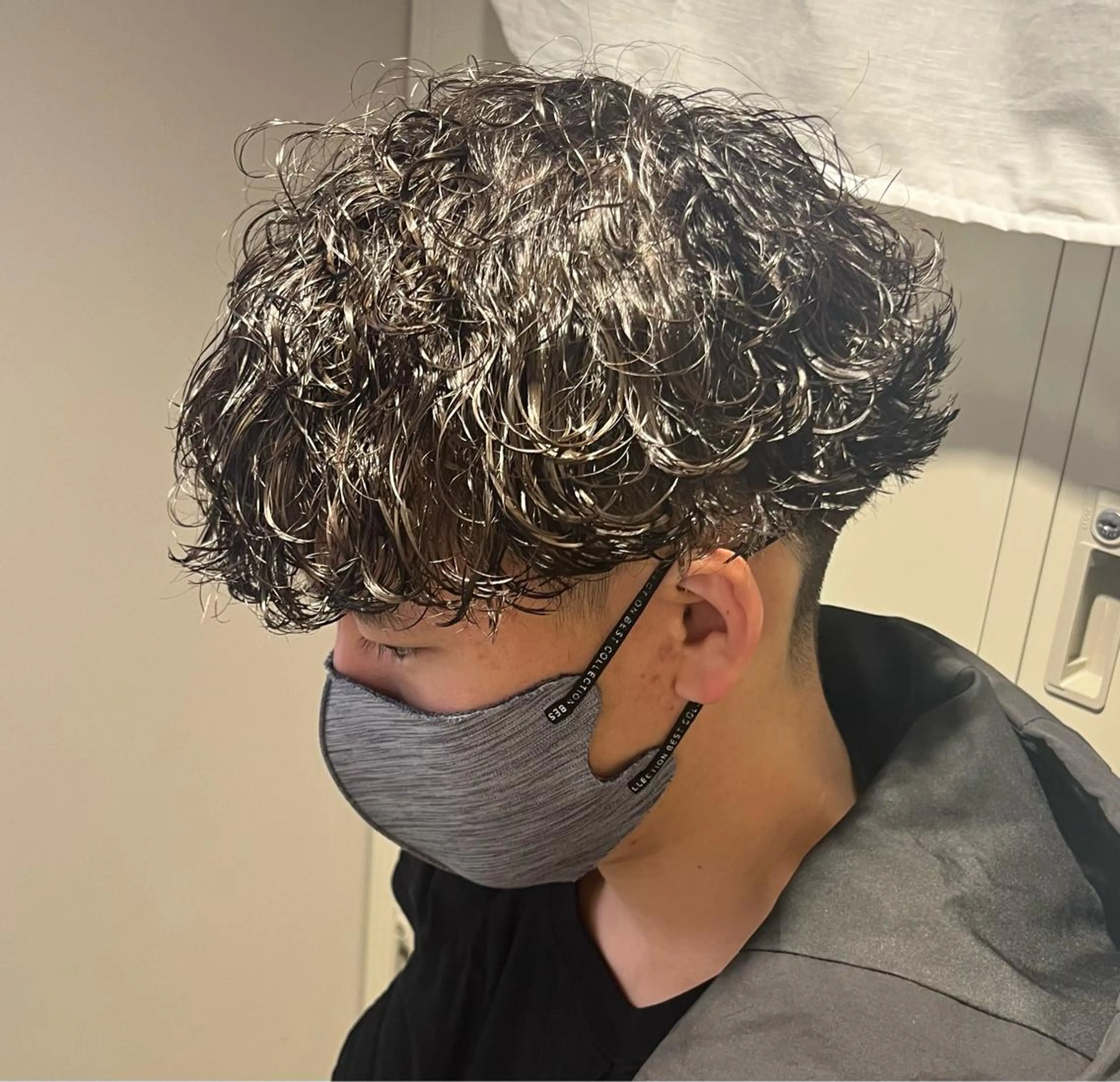 ミディアム パーマ メンズ 横浜駅メンズパーマ師 🌀岩﨑弘成🌀のヘアスタイル