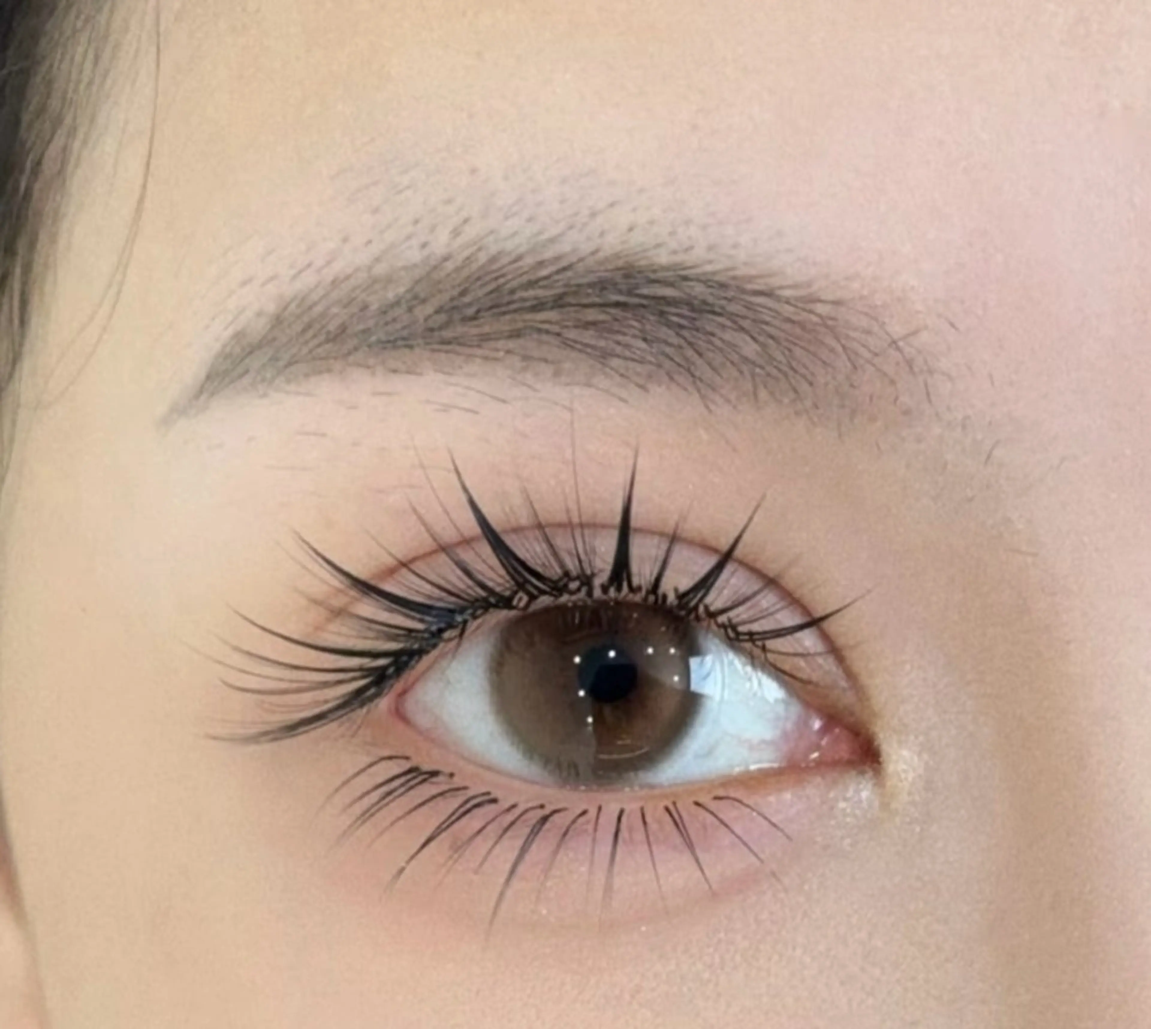 お試し❣️フラットラッシュ100本と下マツエク30本🦋コーティング付きの写真