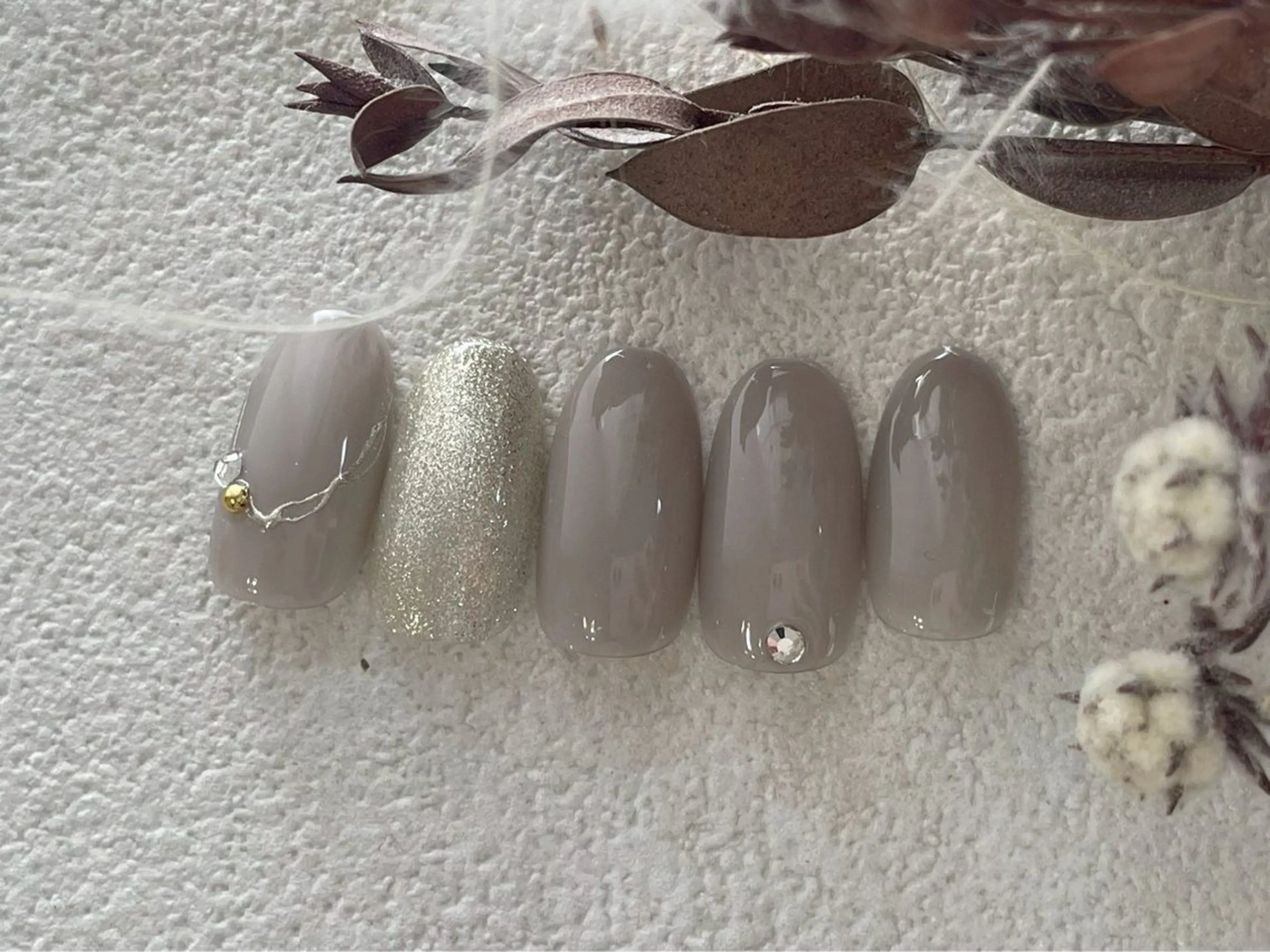 ネイル オーロラネイル 桜ネイル フラワーネイル フットネイル フレンチネイル ハンドネイル kiki nail たまプラーザのネイルデザイン