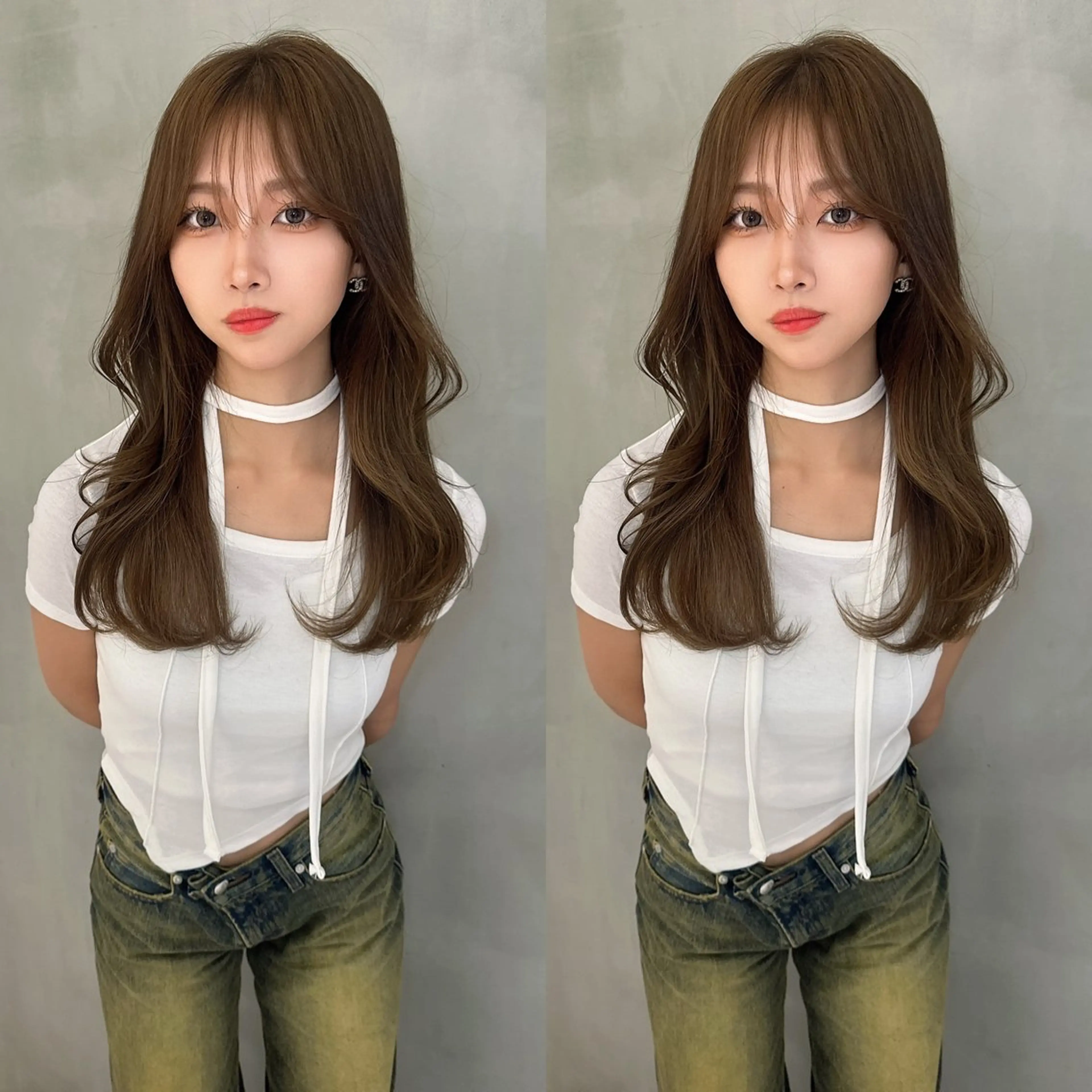 ロング カット MASHU韓国ヘア/ レイヤー/透明感カラのヘアスタイル