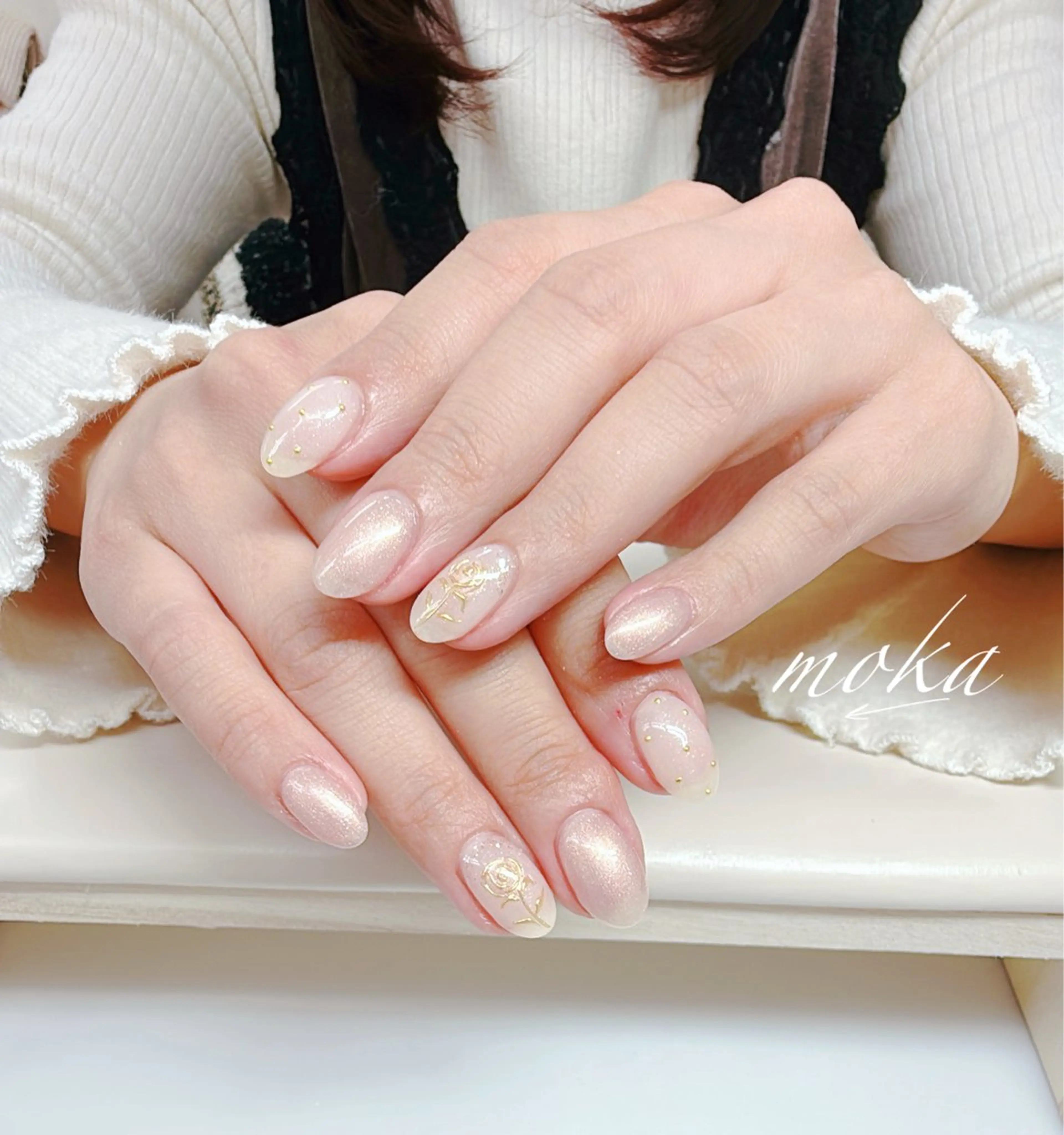 ネイル ハンドネイル ハンドケア 胡蝶蘭レディースサロ ンNailMOKAのネイルデザイン