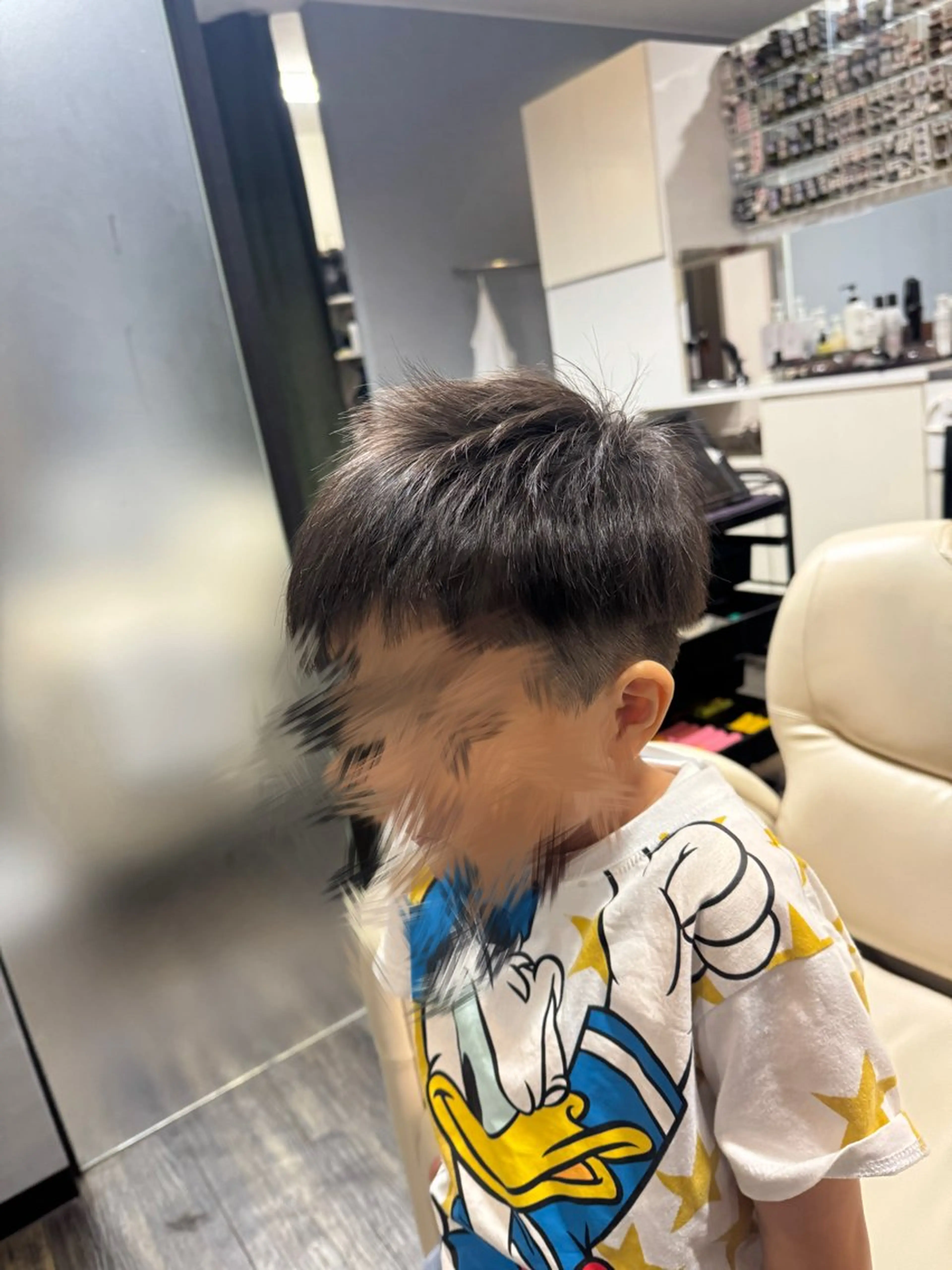 ショート メンズ キッズ カット 竹原 明美のヘアスタイル