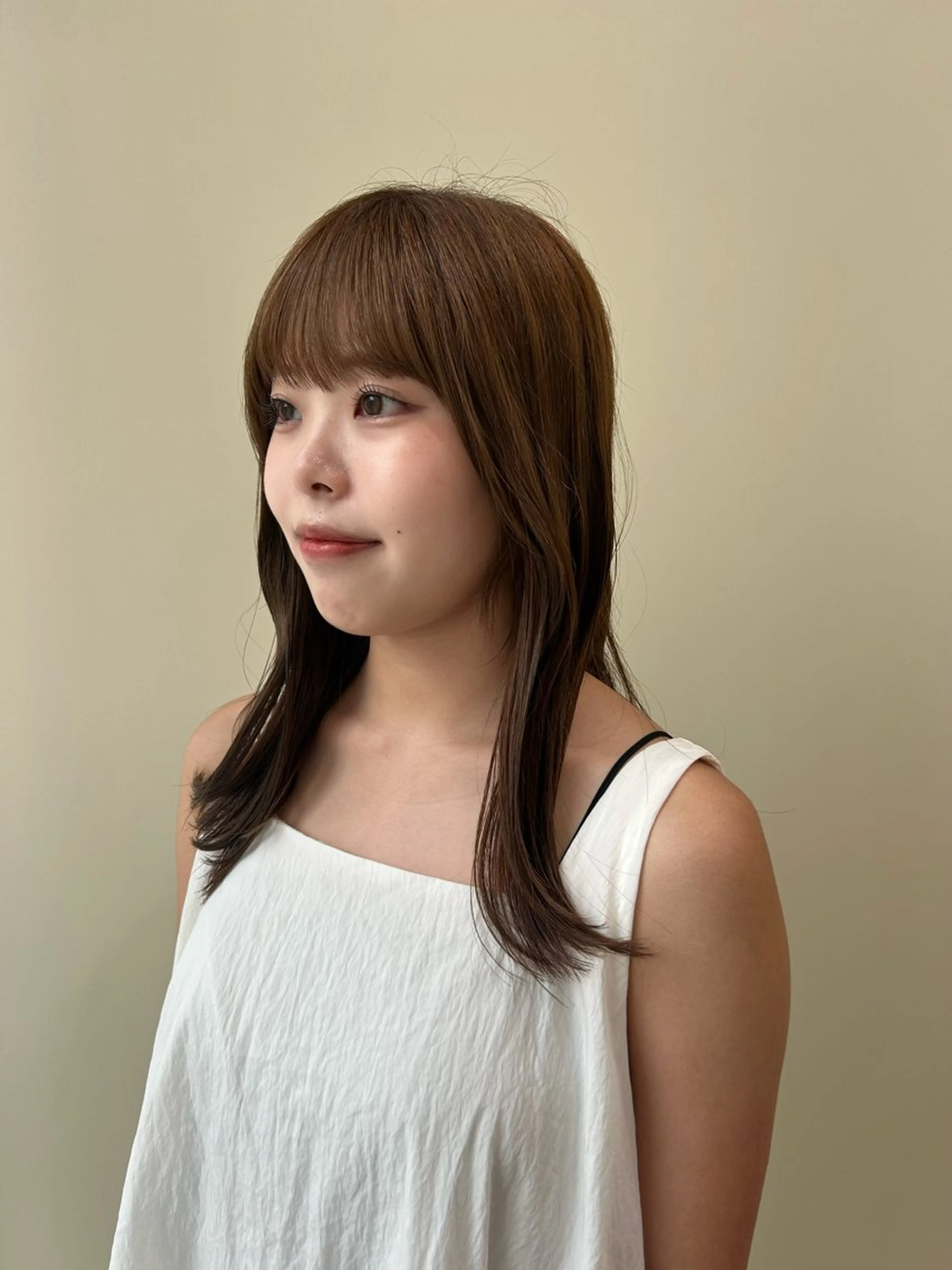 ロング カラー ベージュカラー ヘアカラー 🍒透明感カラー mutsuki🍒のヘアスタイル