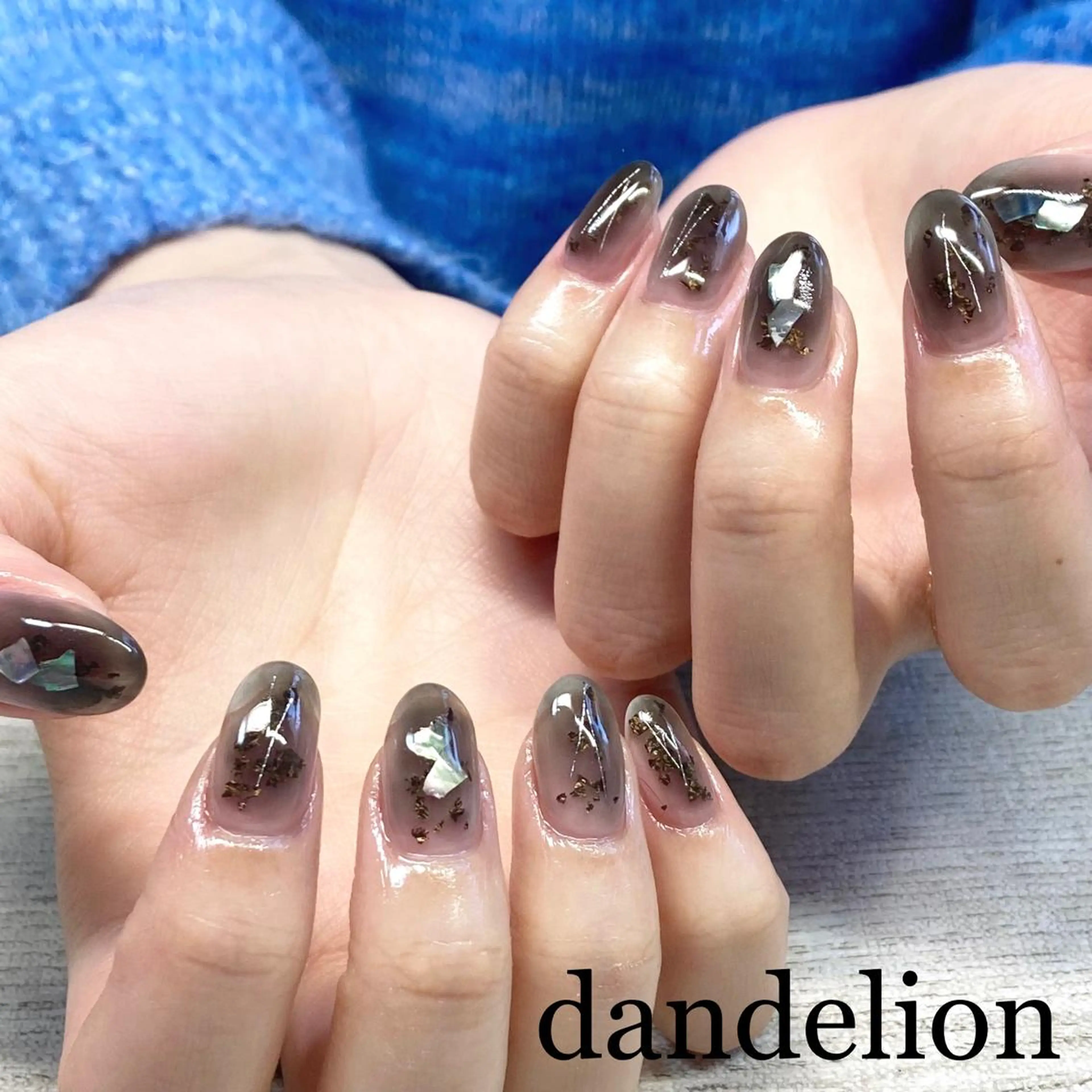 ネイル ハンドネイル ハンドケア dandelion ダンデライオンのネイルデザイン