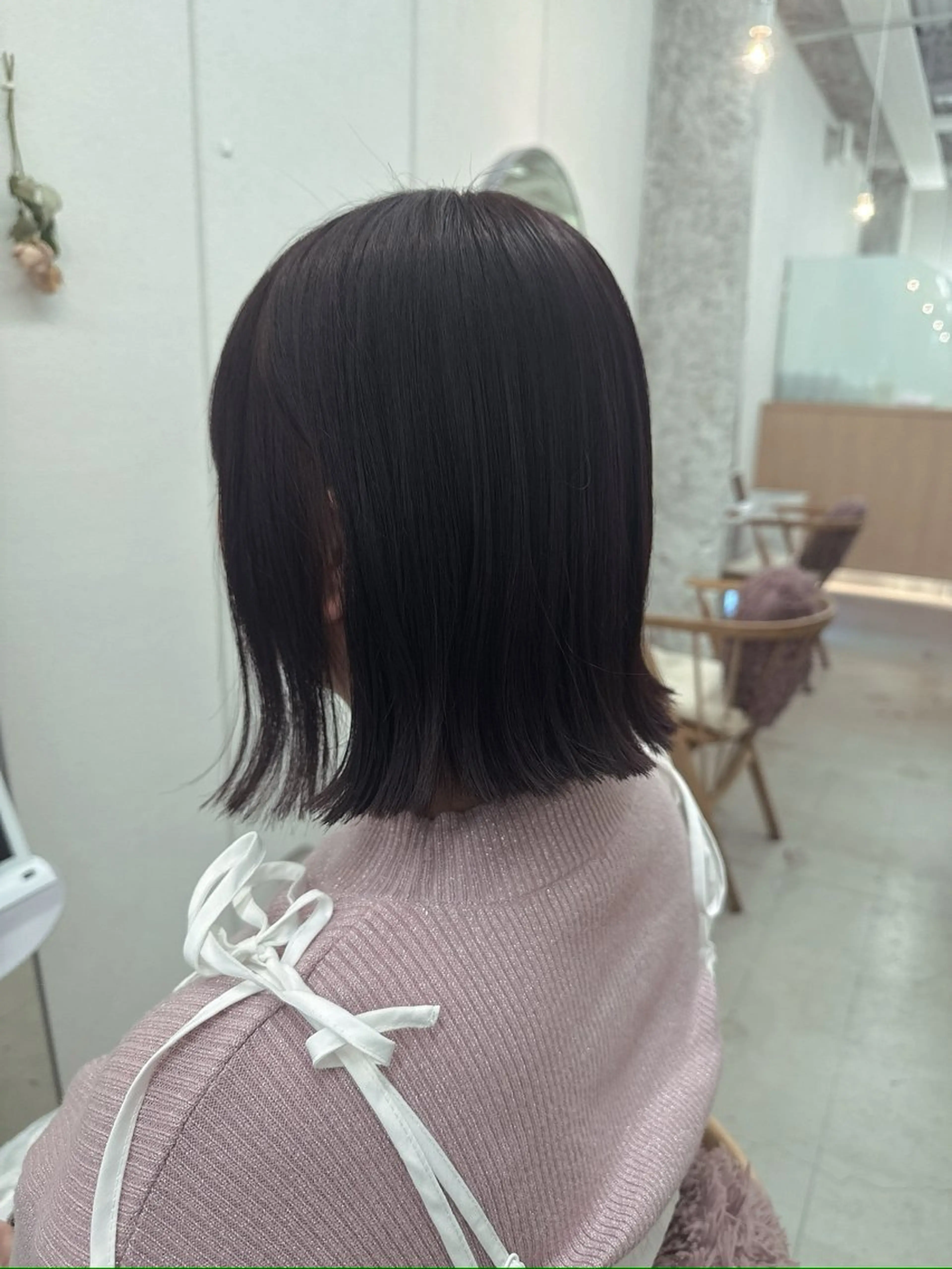 ミディアム カラー カット ヘアカラー トリートメント 🌷花屋併設🌷 西松さらのマツエク・マツパデザイン