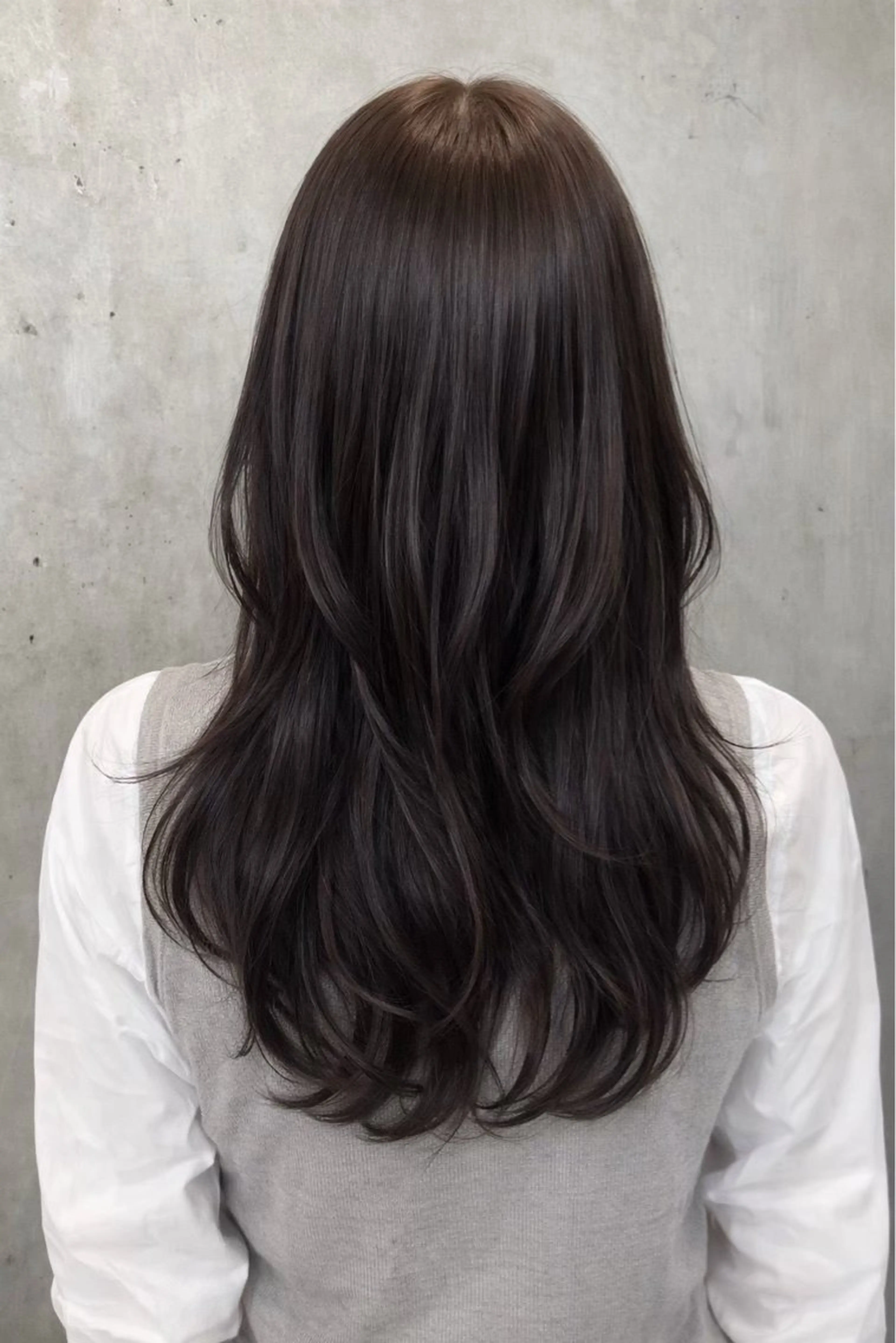 ロング 髪質改善 トリートメント カット ヘアカラー トリートメント ゆうな/レイヤー/ 顔周り/髪質改善のヘアスタイル