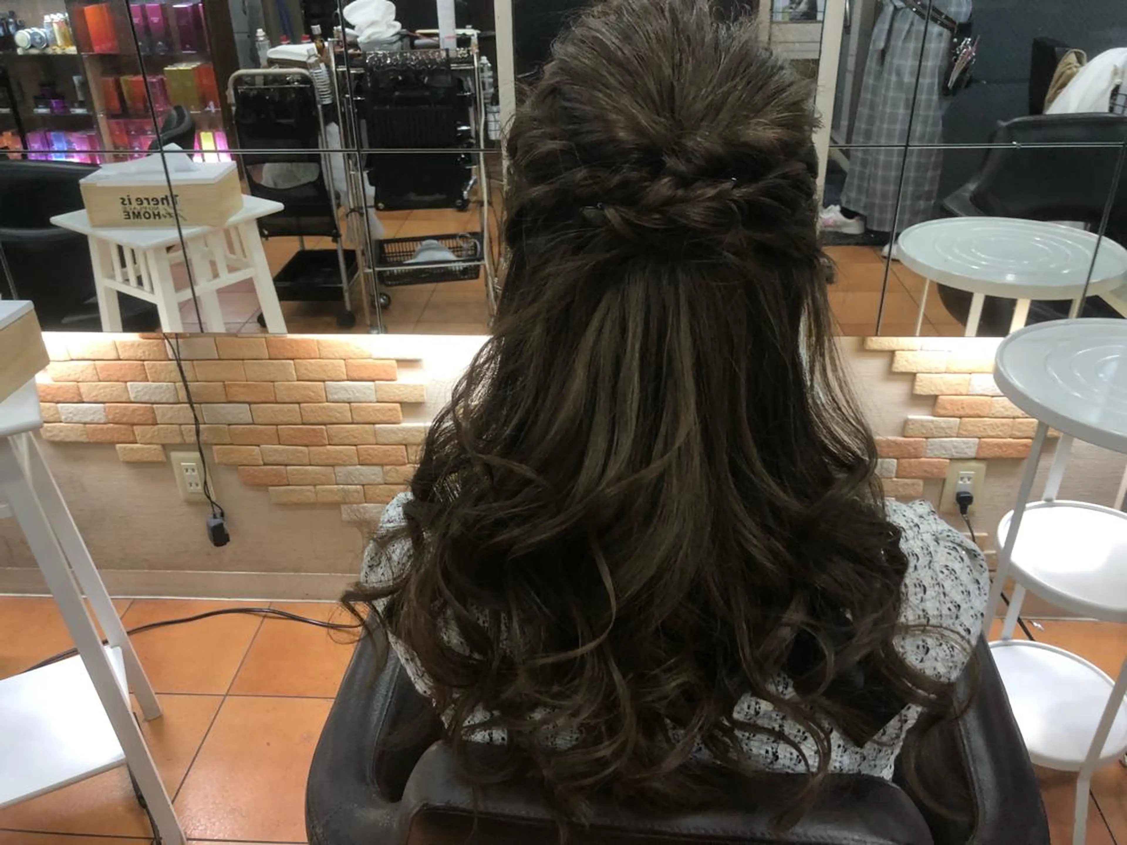 ヘアアレンジ ハーフアップ レイヤー/エクステ alpha下妻のヘアスタイル