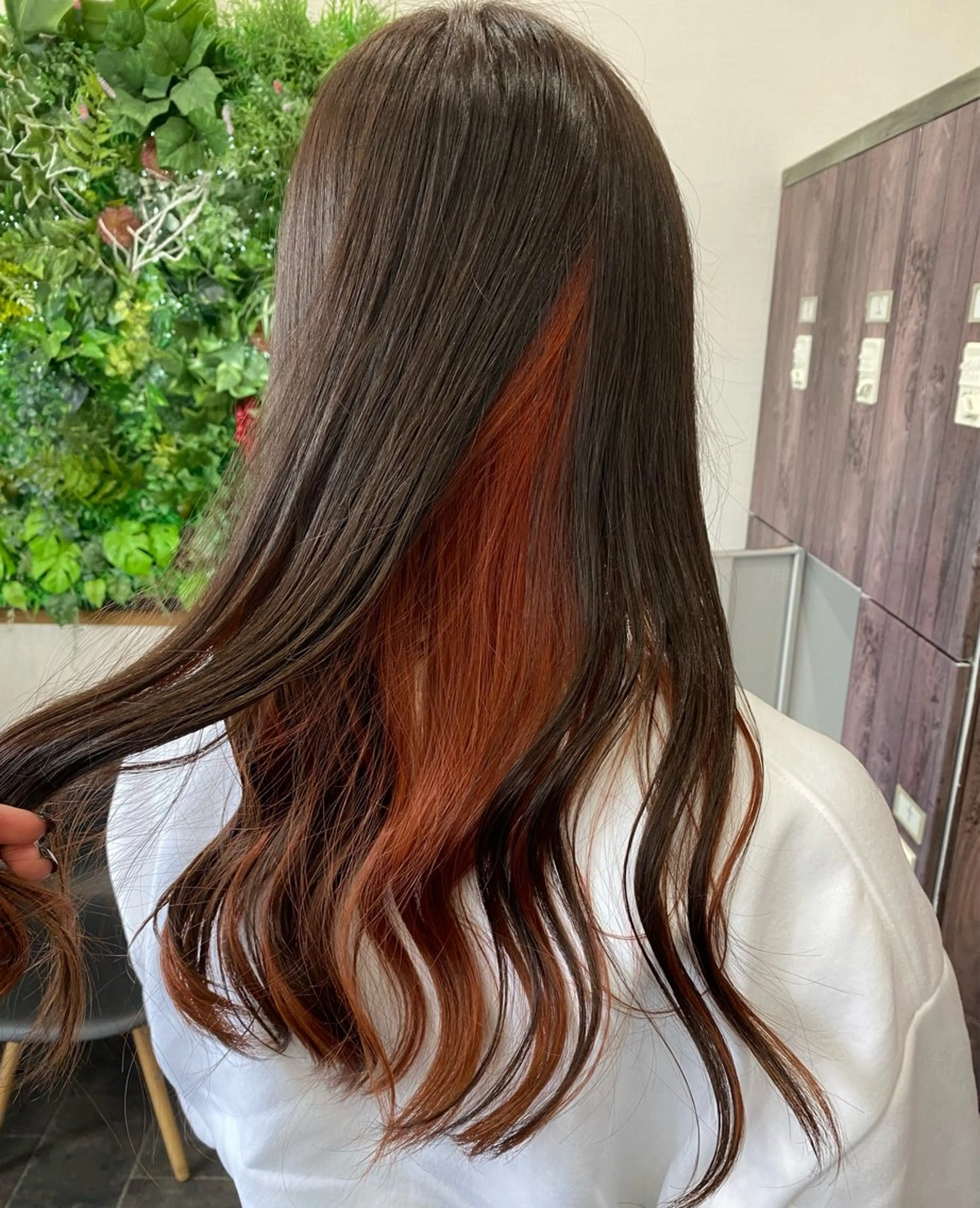 ロング カラー ブラウンカラー ナチュラルブラウン オレンジ ヘアカラー N-PLANTS KOTOHAのヘアスタイル