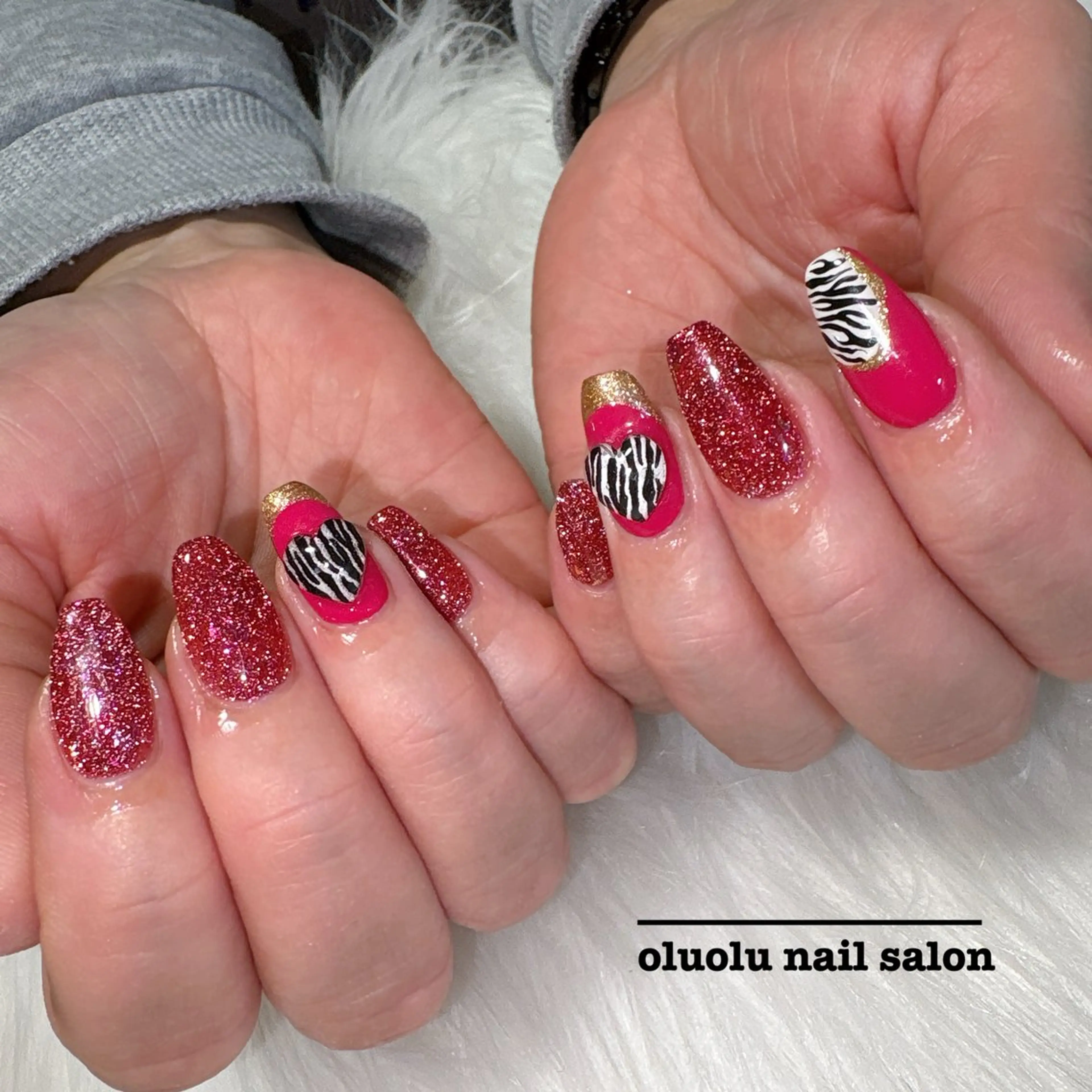 ネイル ピンク oluolu nailsalonのネイルデザイン