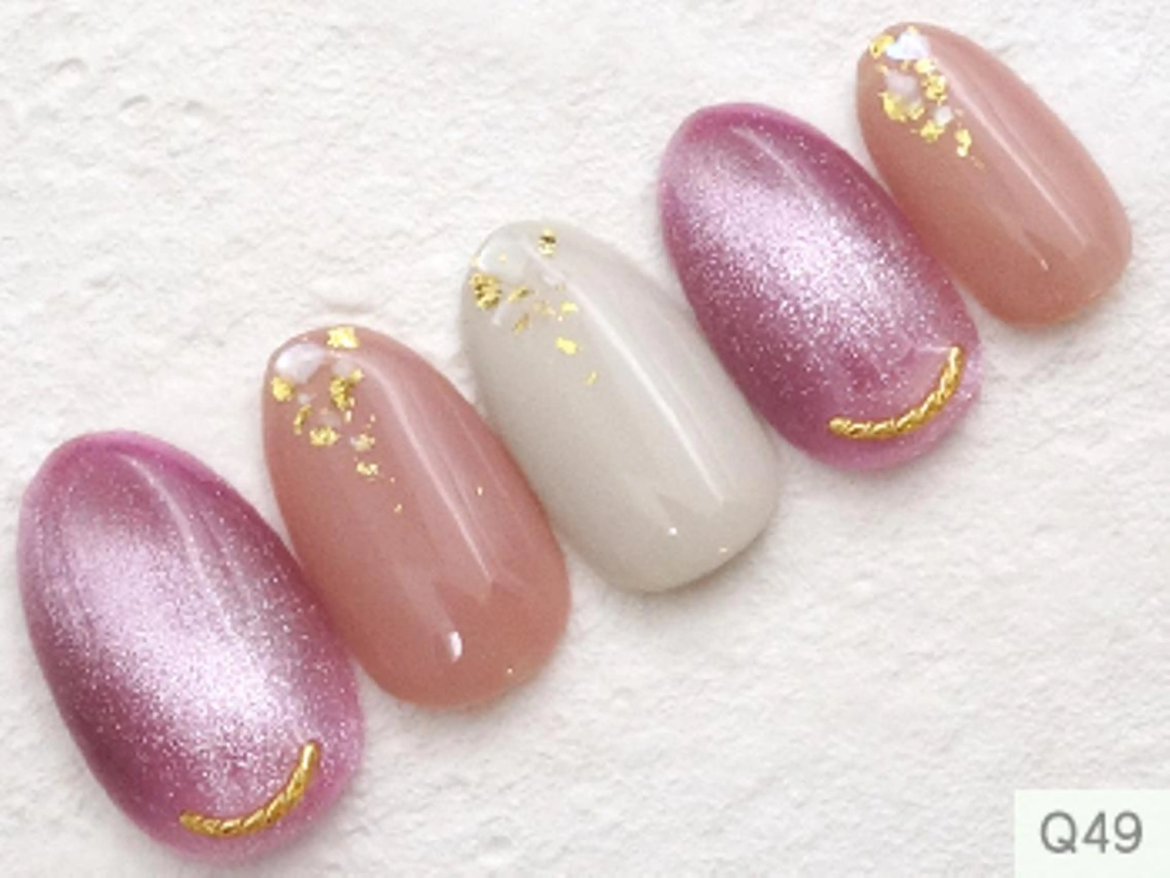 ネイル アートネイル ジェルネイル マグネットネイル ネイル nanのネイルデザイン