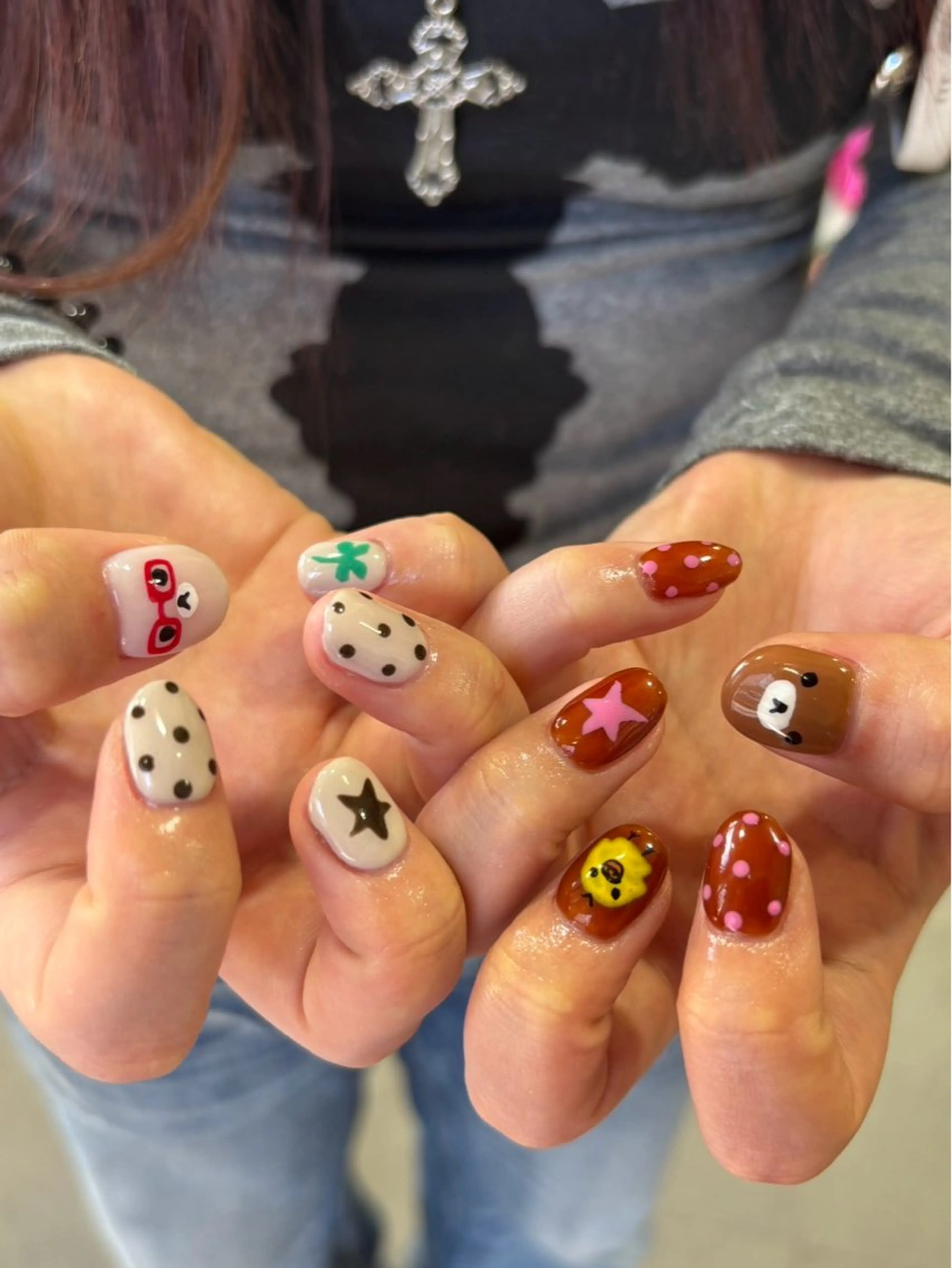 ネイル ハンドネイル waka❤️✨ レイヤーボブ/エクのヘアスタイル