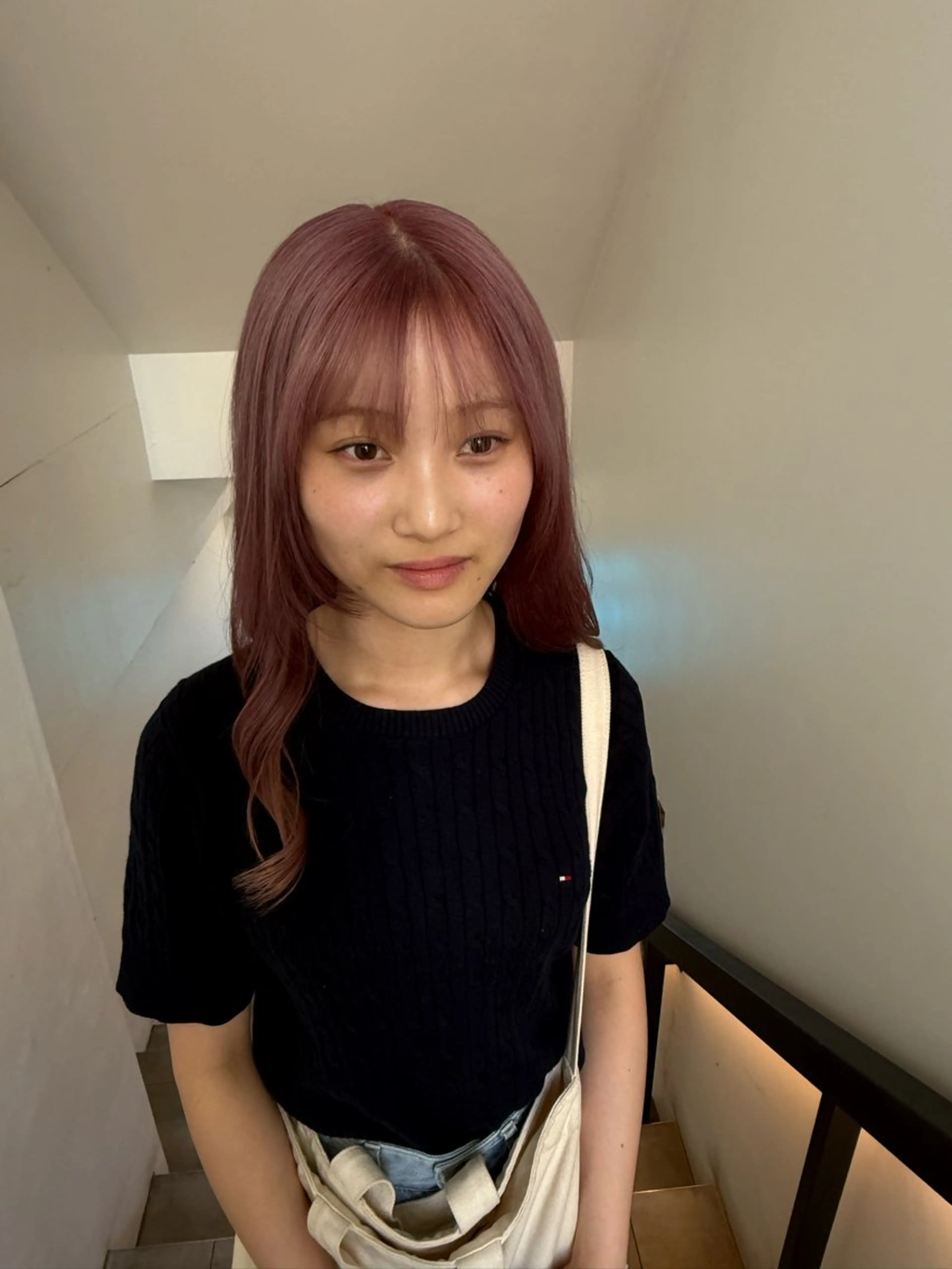 ミディアム カラー ハイトーン/デザイン 🪐·˚⌖MIHOのヘアスタイル