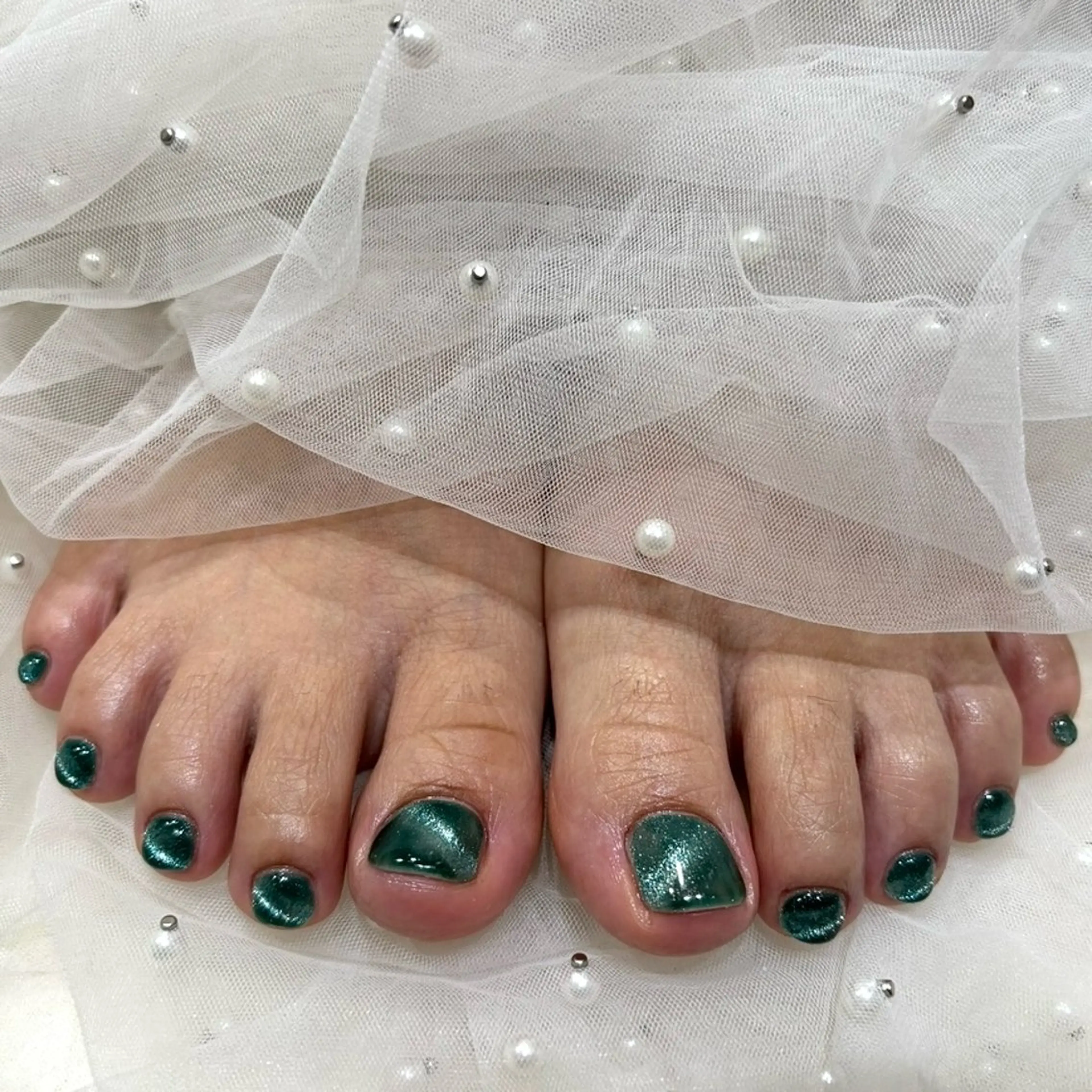 ネイル フットネイル Nami ‧₊💎.*˚のネイルデザイン