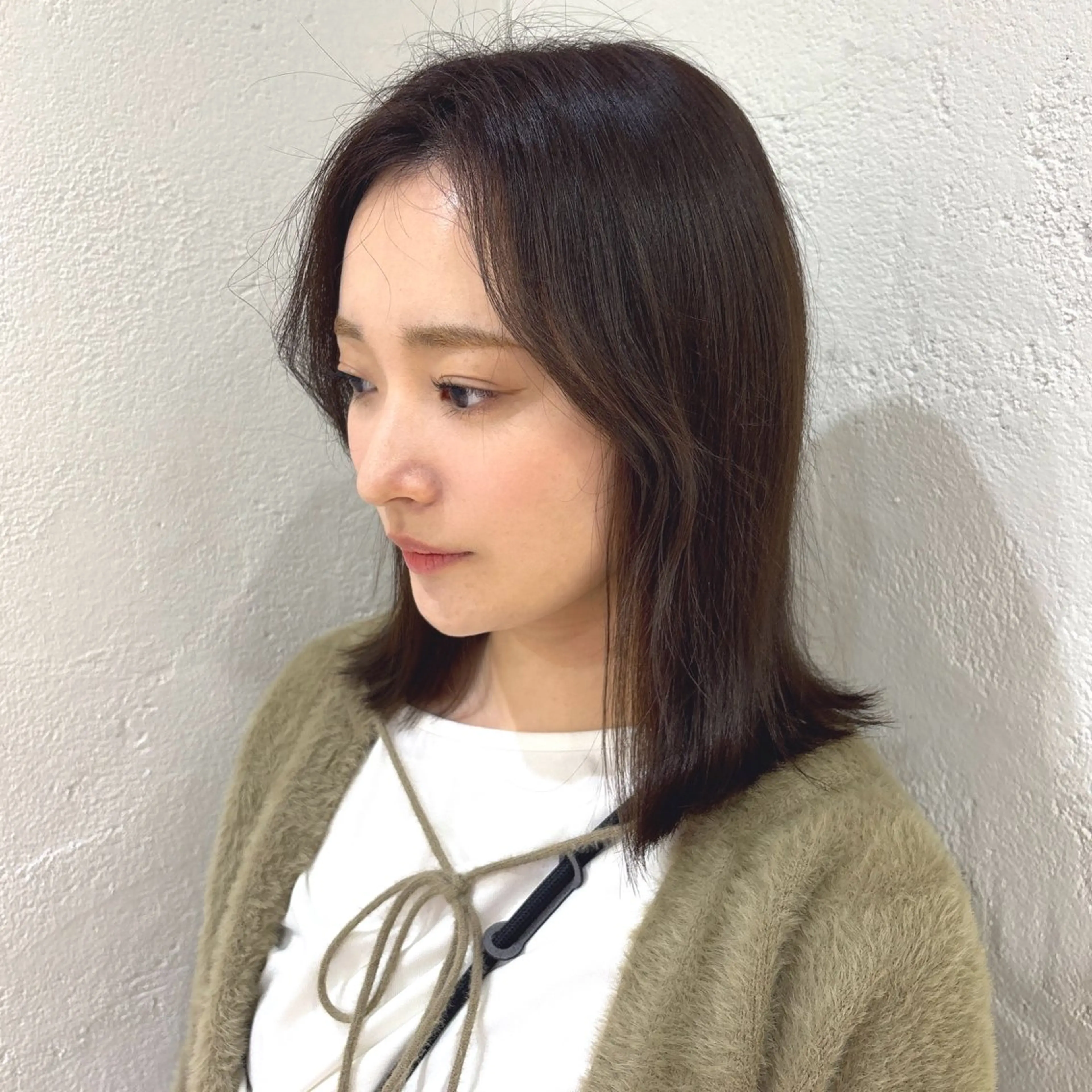 ミディアム カラー カット ヘアカラー トリートメント 縮毛矯正/Wカラー /アレンジ🌙あまにのヘアスタイル