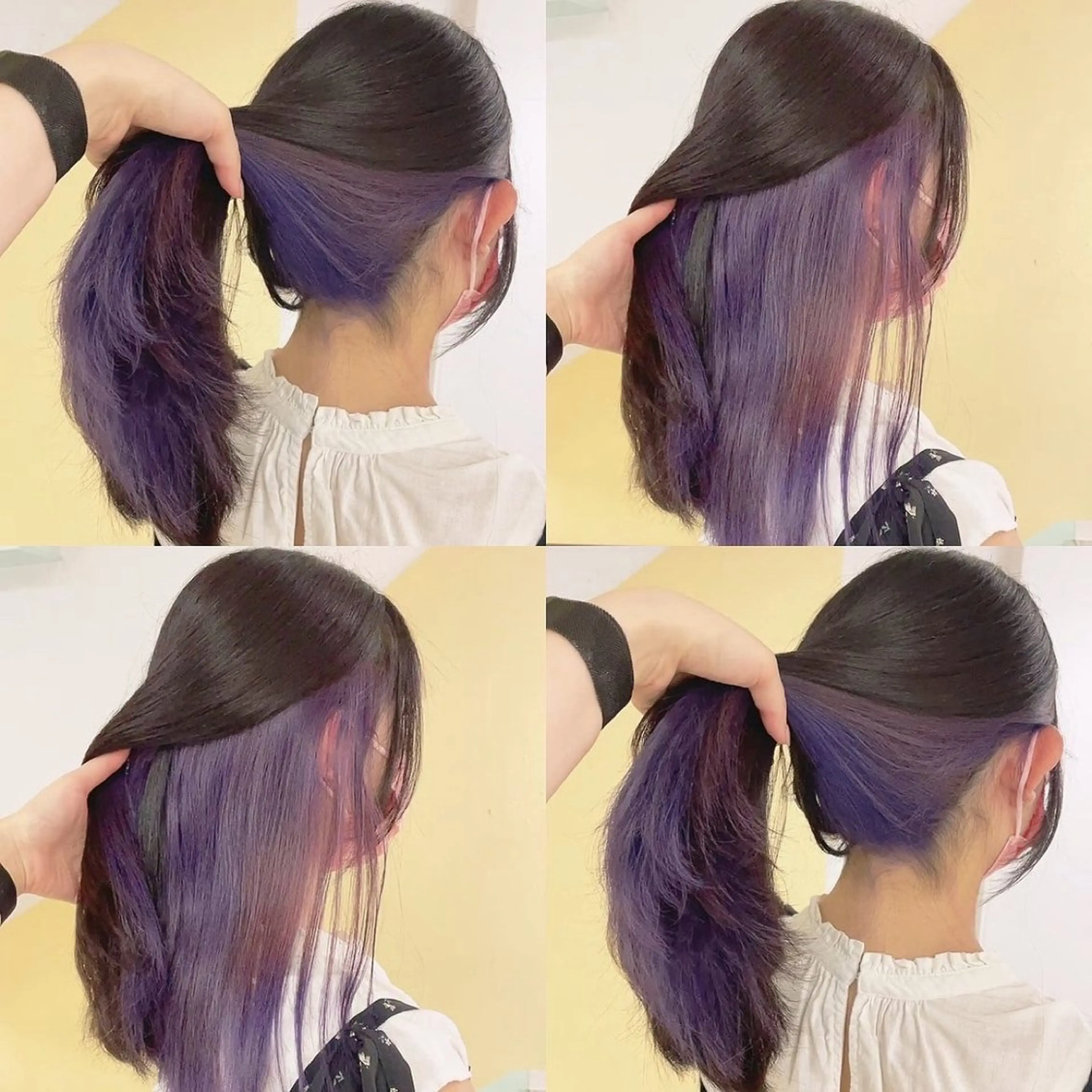 カラー ヘアカラー トリートメント 渋谷:インナーカラー ／🍒エリカ🍒のヘアスタイル