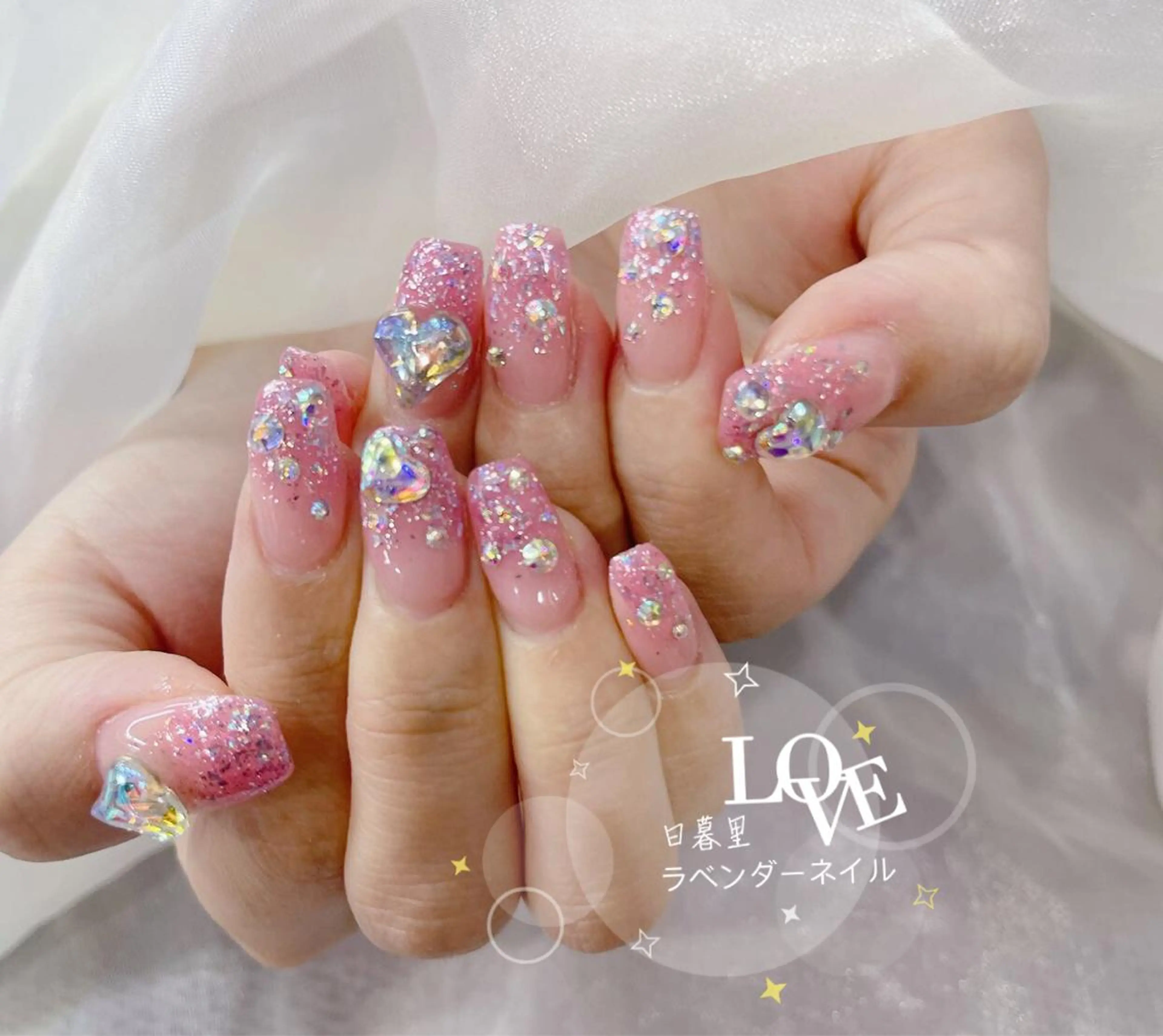 ネイル ラベンダー💖日暮里 ルル💖ネイルのネイルデザイン