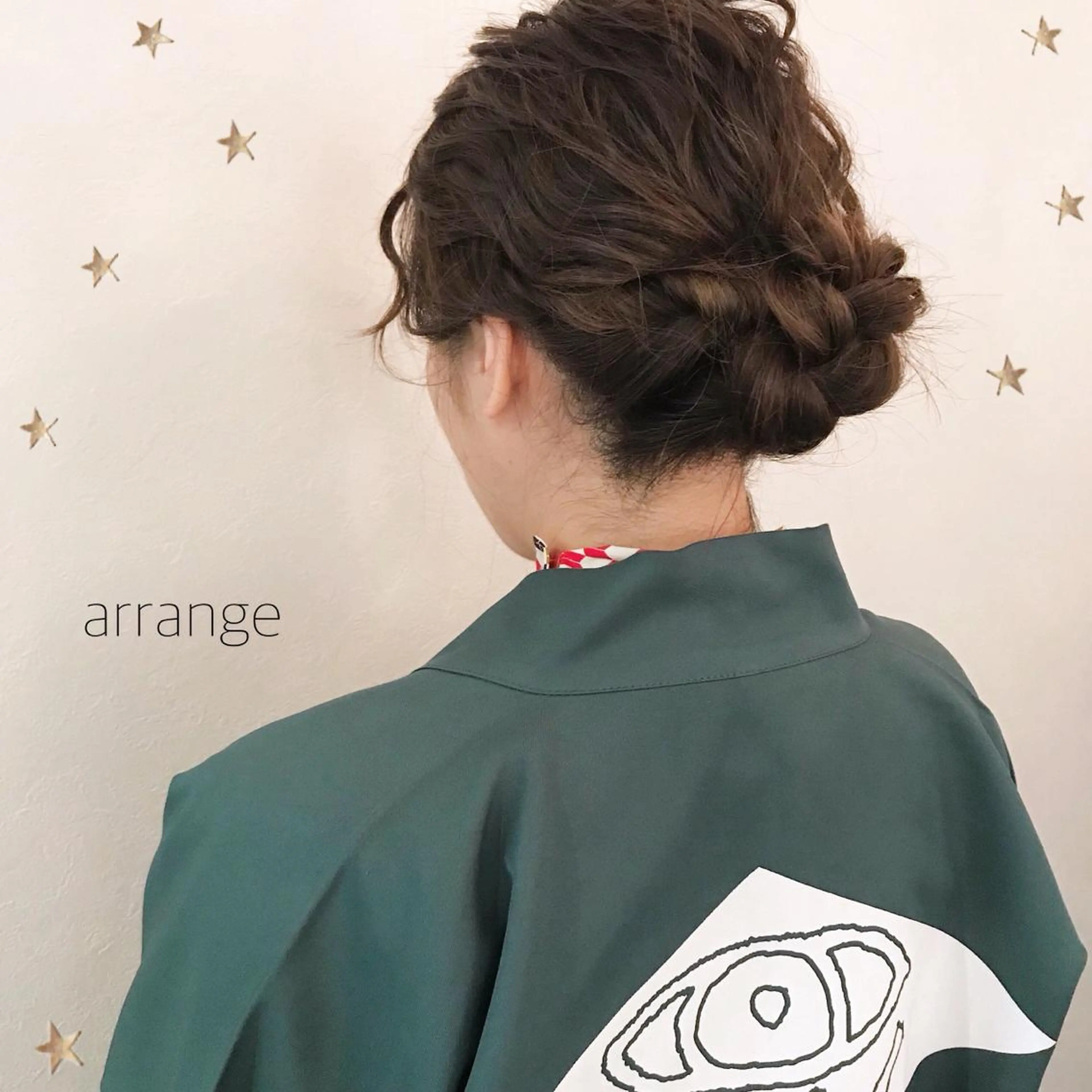 ミディアム ヘアアレンジ 市川 千夏のヘアスタイル