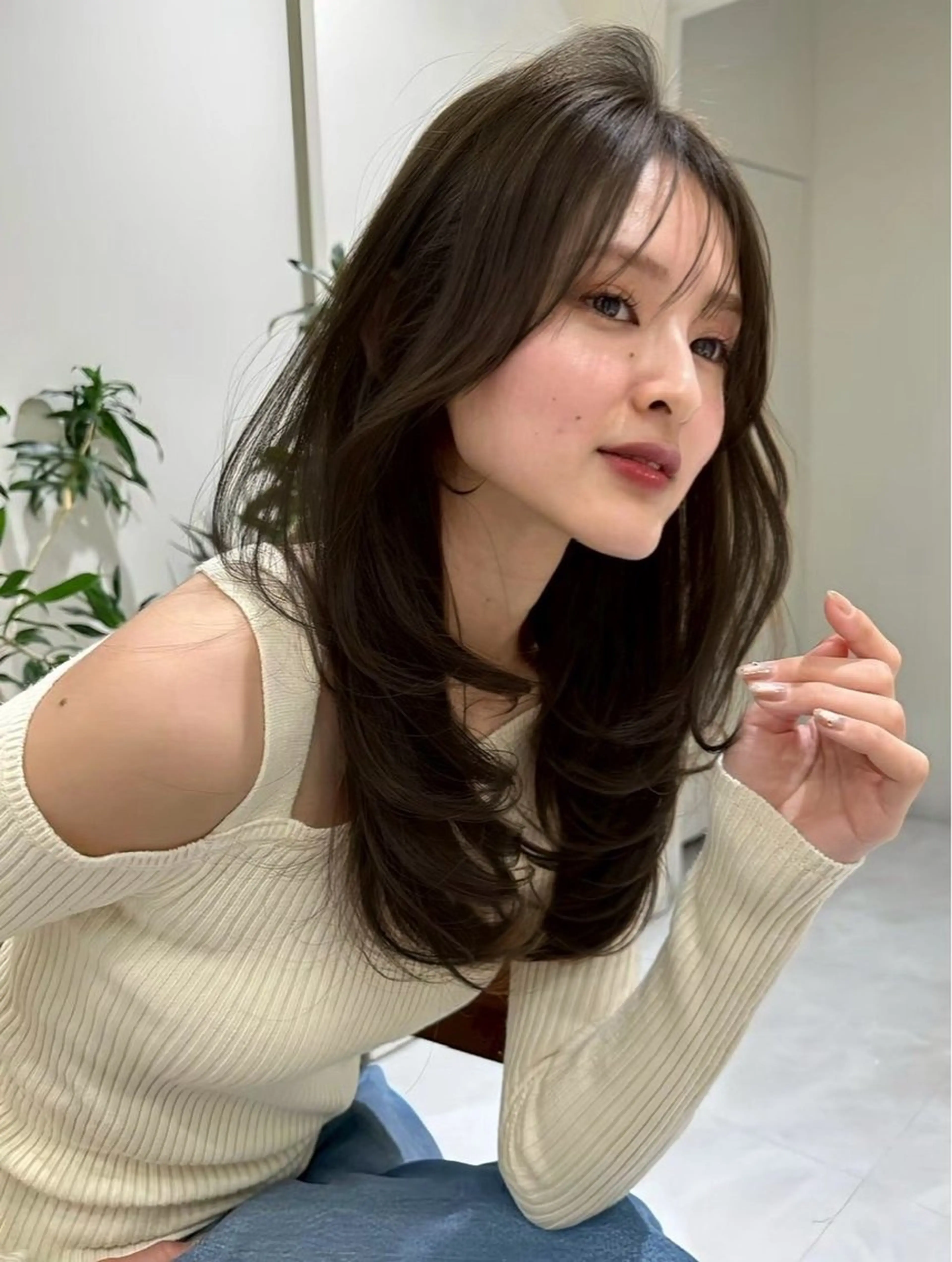 ロング カラー ヘアカラー 韓国風/ブリーチ/ 透明感🫧ケイタのヘアスタイル