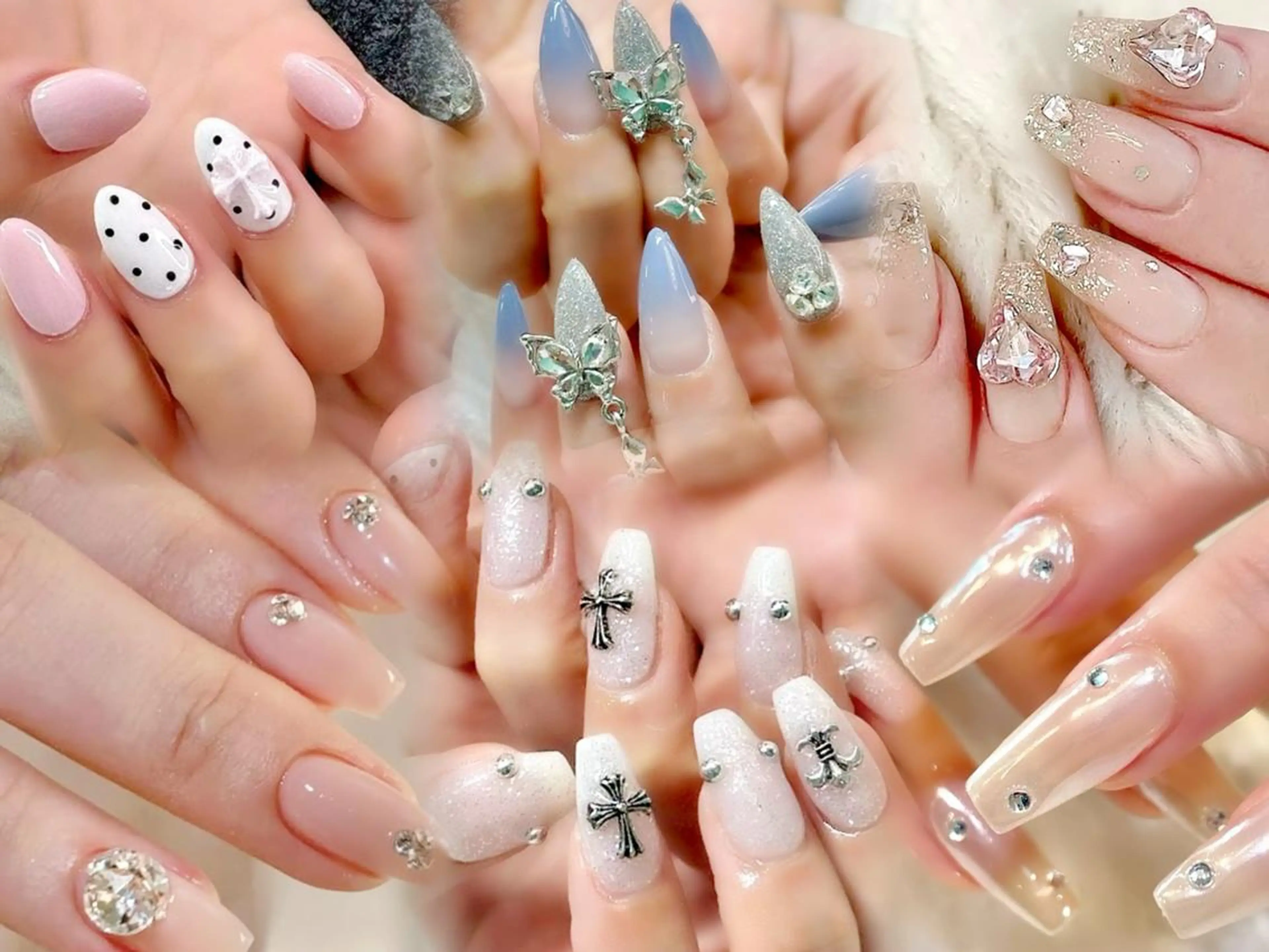 【オフなし】持ち込みデザイン/自爪ジェルやり放題60分🧡の写真