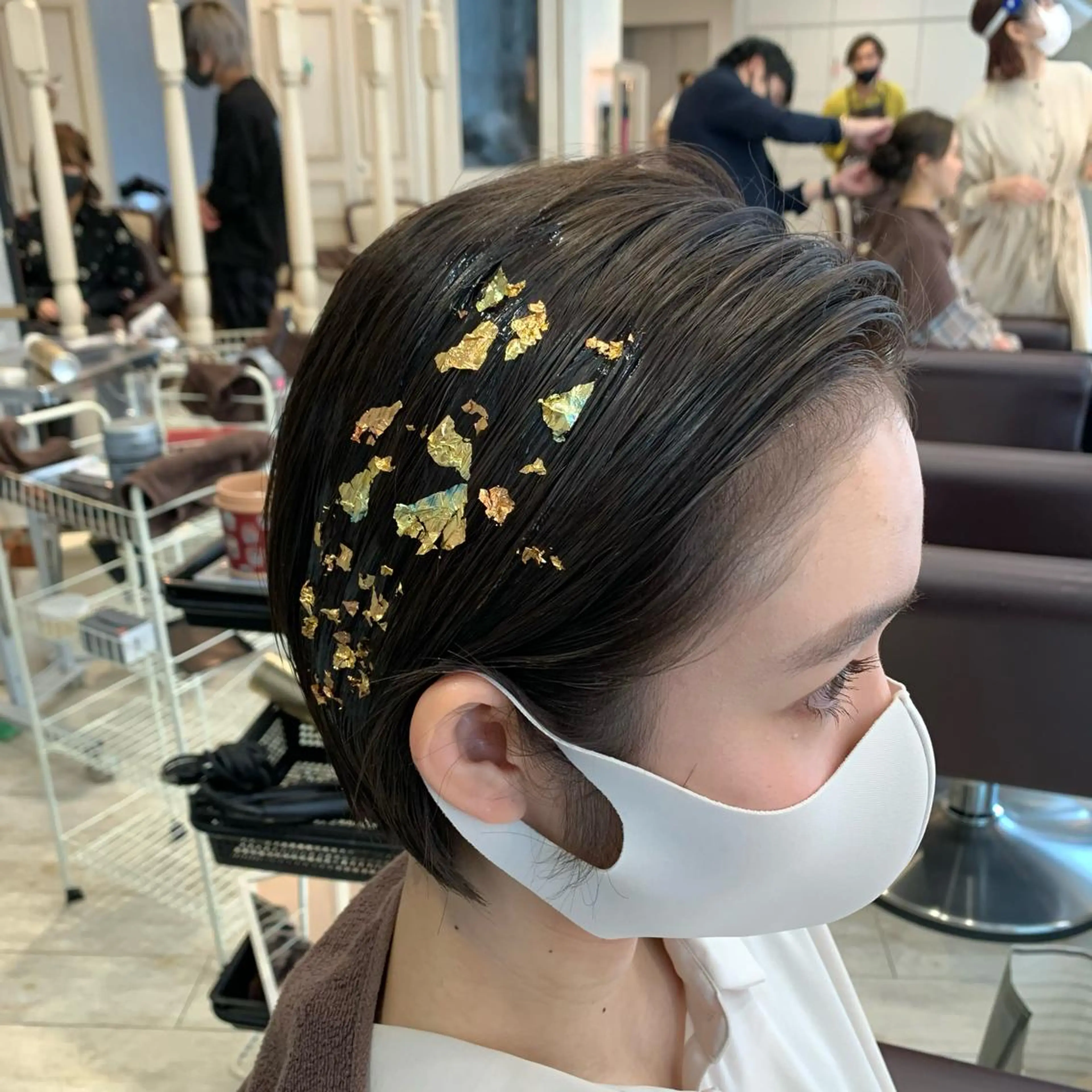 ショート ヘアアレンジ サソウ ユリエ🥥のヘアスタイル