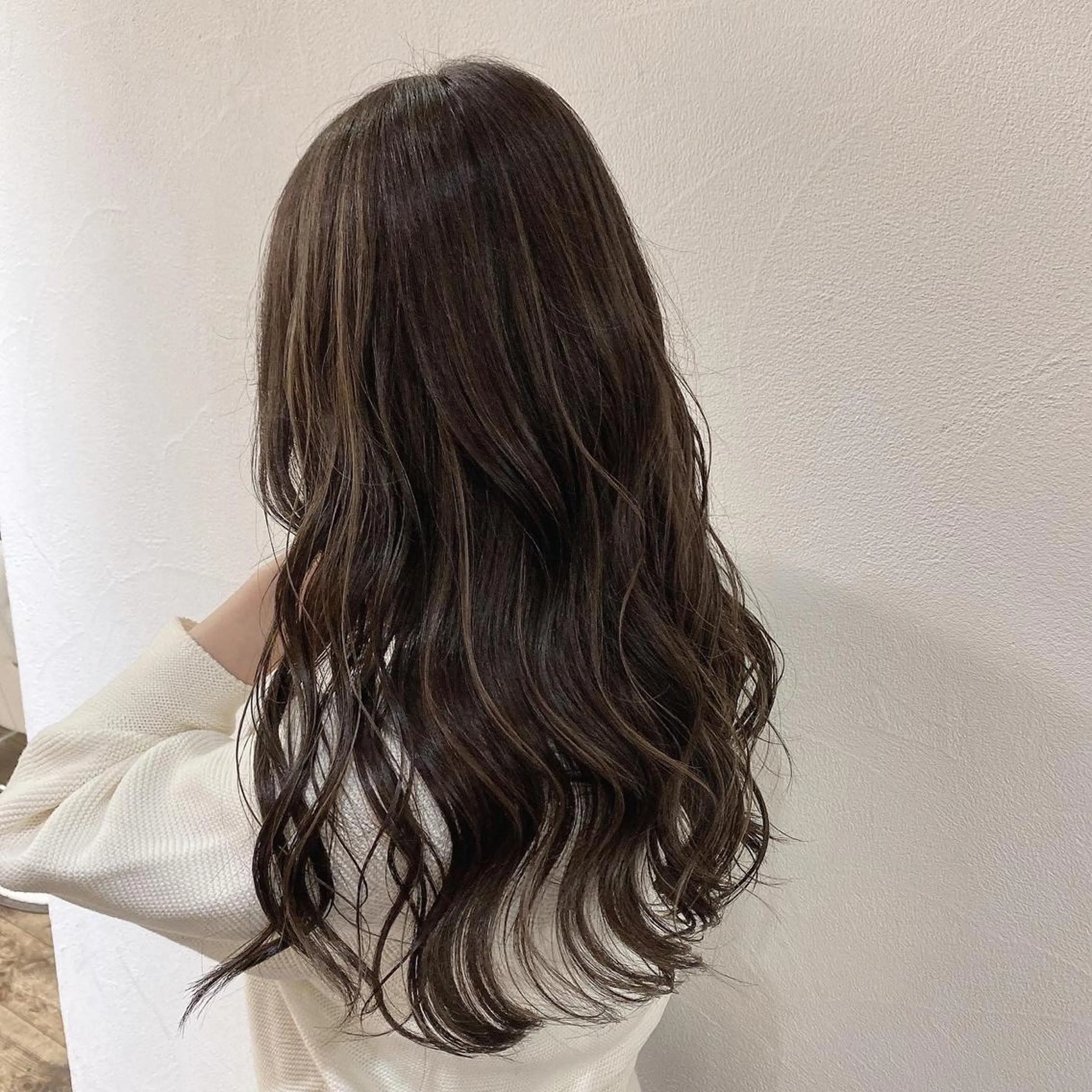 ロング カラー カット ヘアカラー ハイライト／髪質改善 裕樹のヘアスタイル