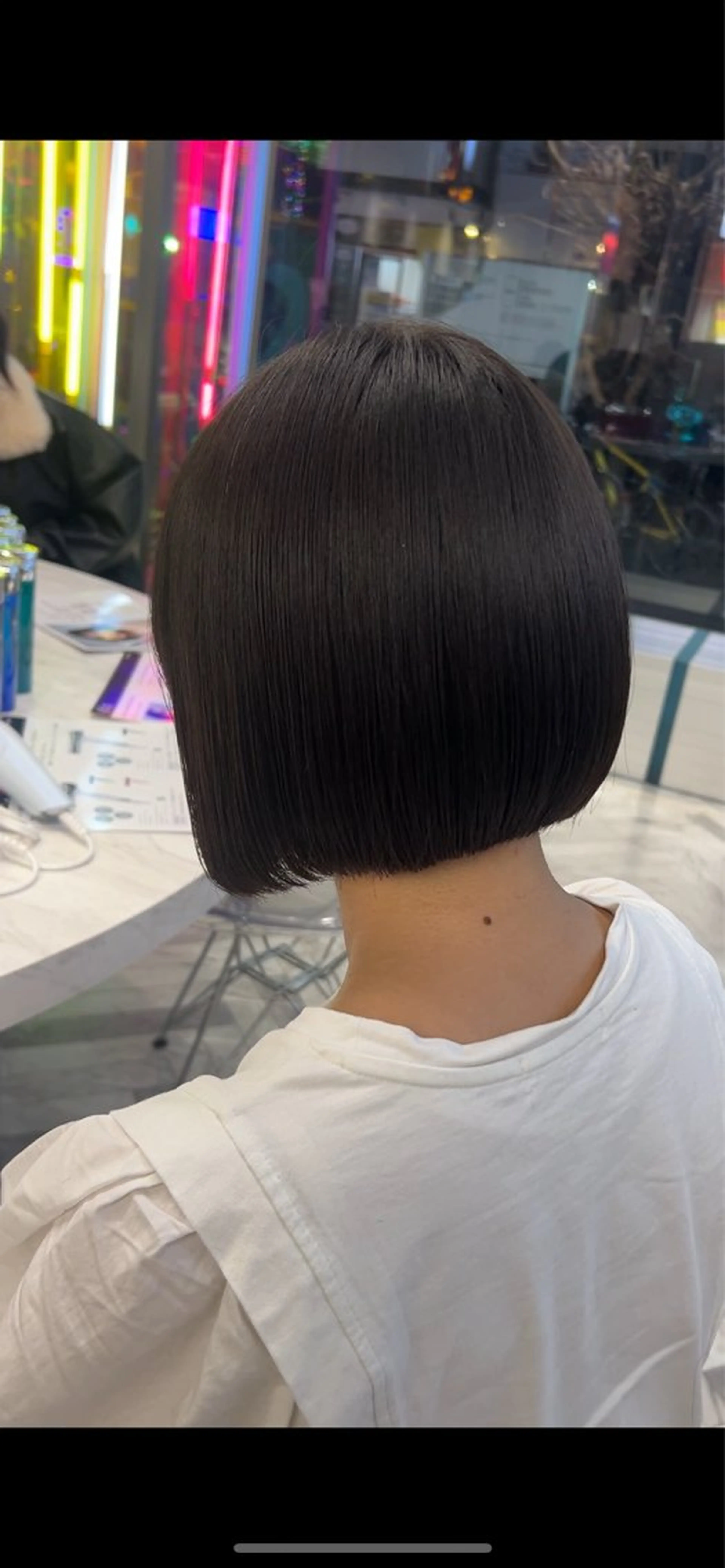 セミロング カラー カット ヘアカラー 透明感ツヤカラー/ アイリスト/ゆきなのマツエク・マツパデザイン