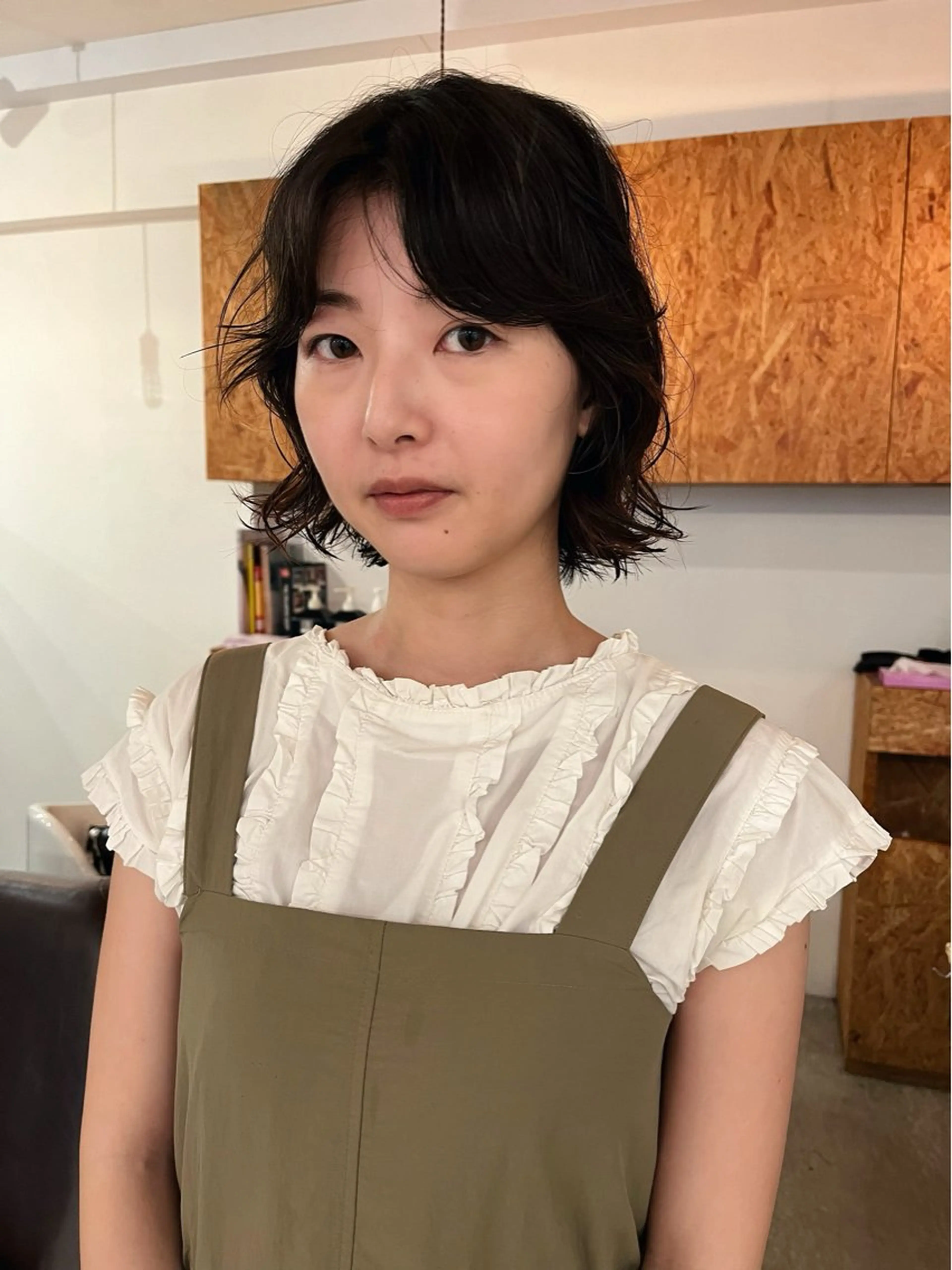 ショート パーマ 暖色/パーマ 🌼クニトウメイのヘアスタイル