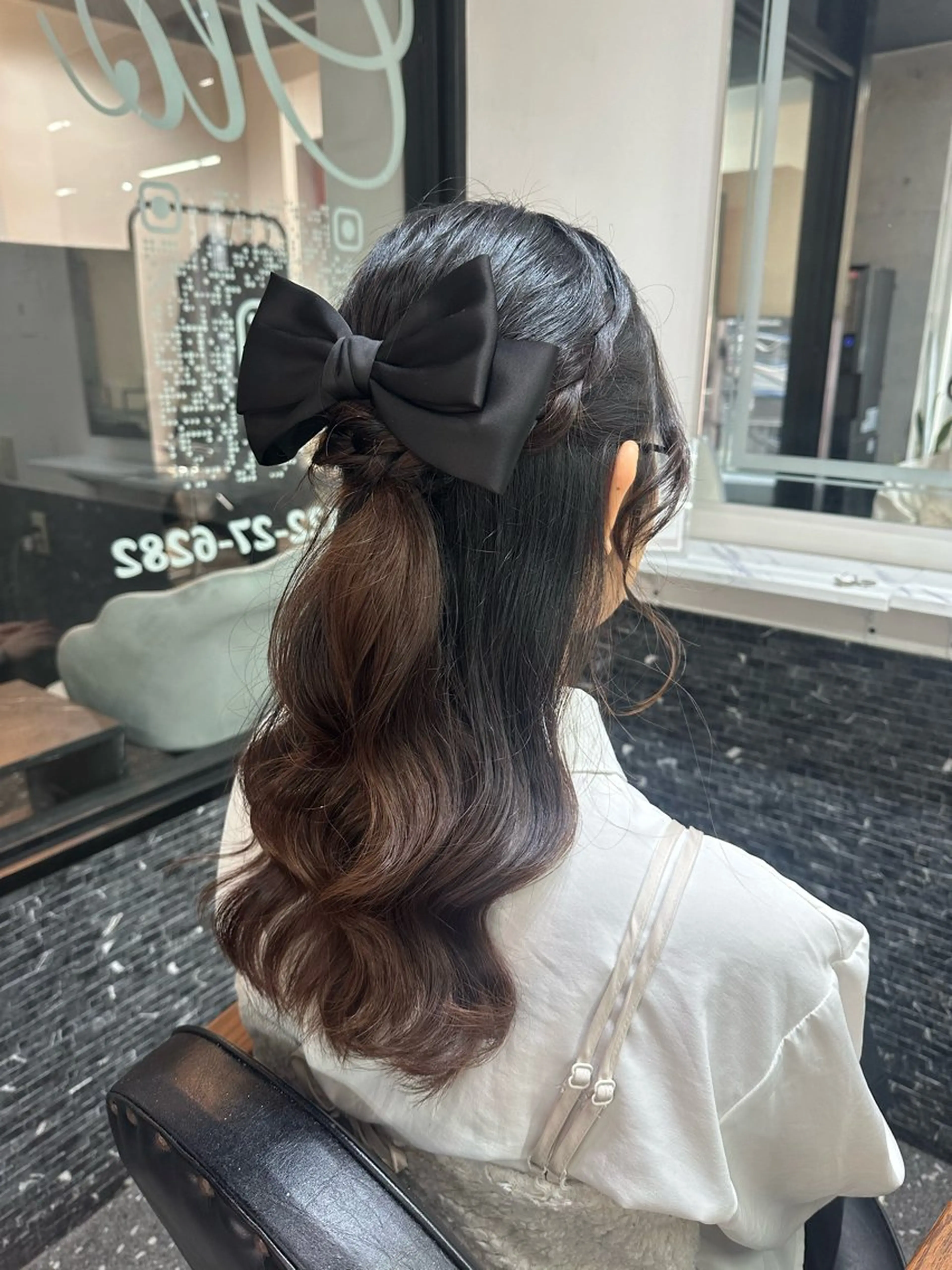 ロング ヘアセット 髪質改善⭐️縮毛矯正 中野⭐️Rinaのヘアスタイル