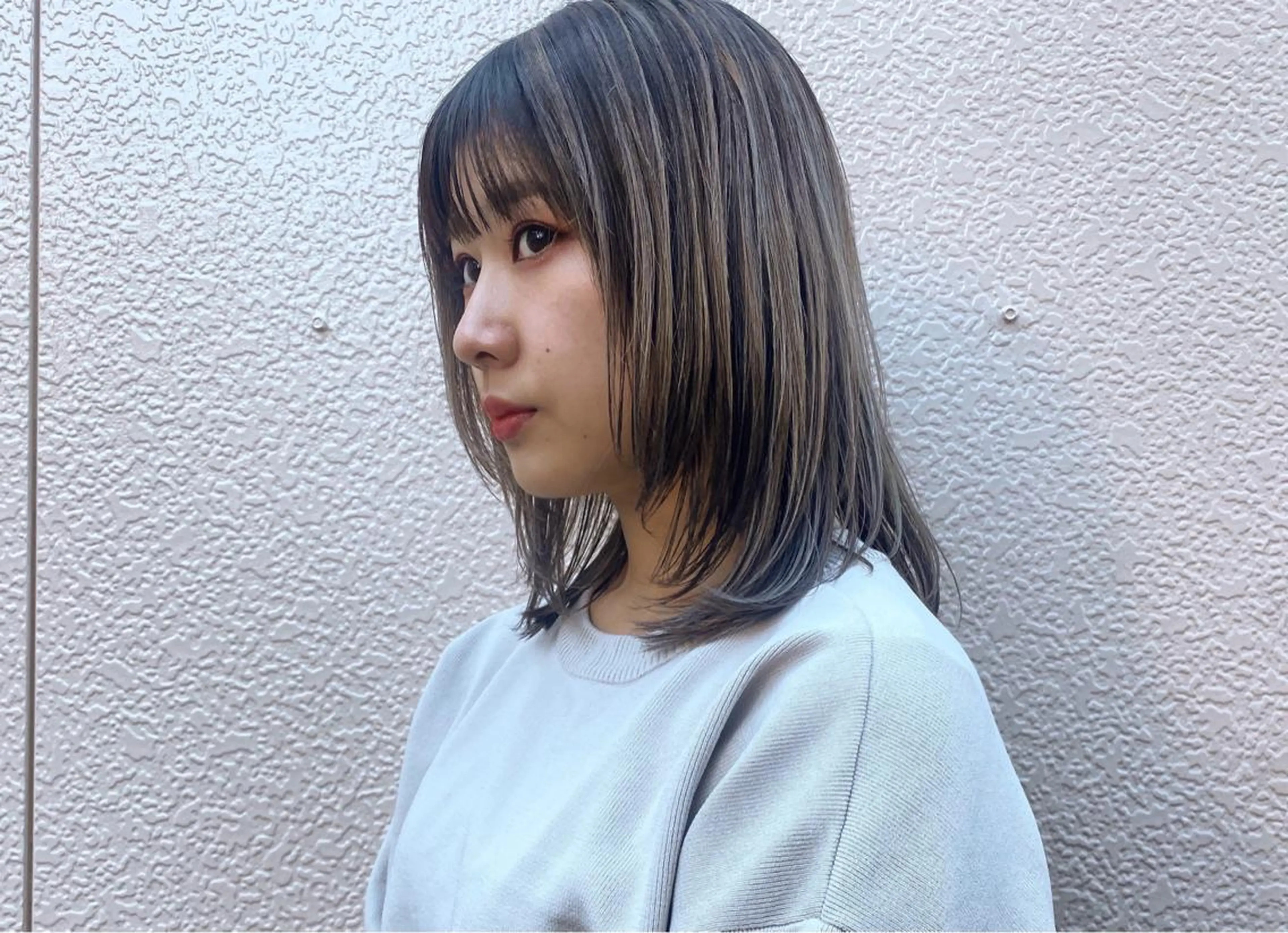 ミディアム カラー uchiyama kenのヘアスタイル
