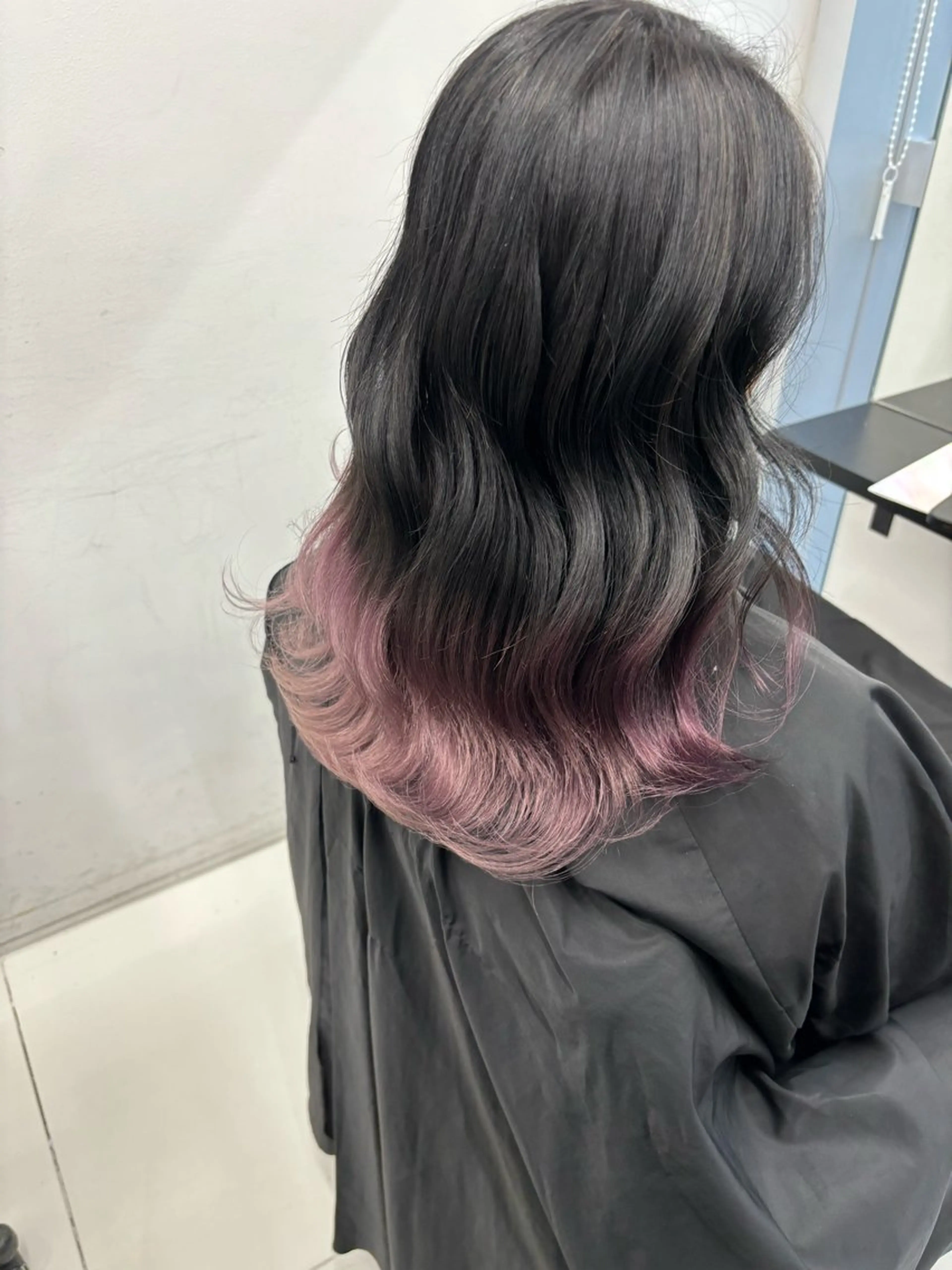 ミディアム カラー グラデーションカラー ピンクカラー ヘアカラー トリートメント ⭐️無料！カット モデル募集⭐️夕貴のヘアスタイル