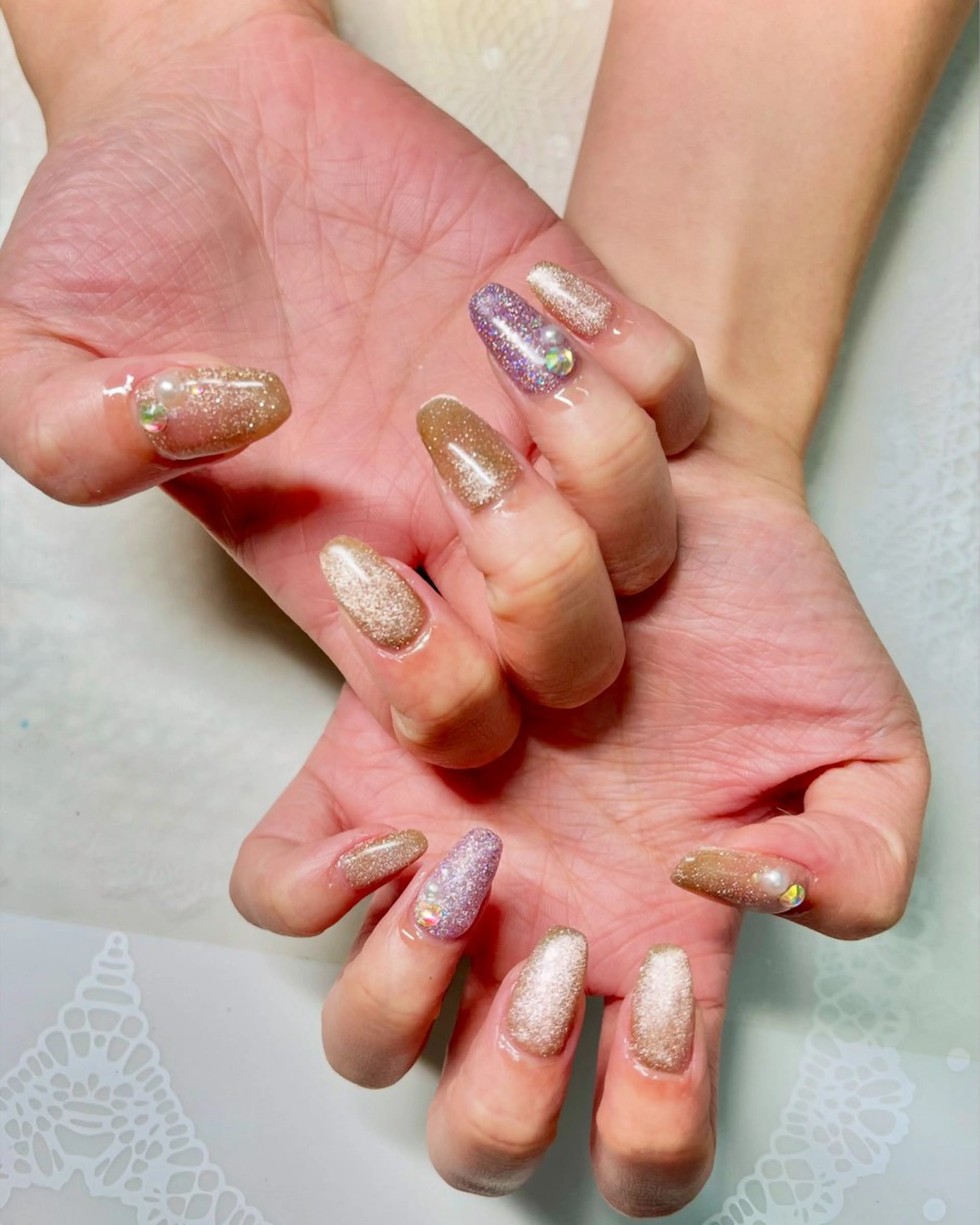 ネイル ハンドネイル 新宿ネイルサロン ジェミディローサのネイルデザイン