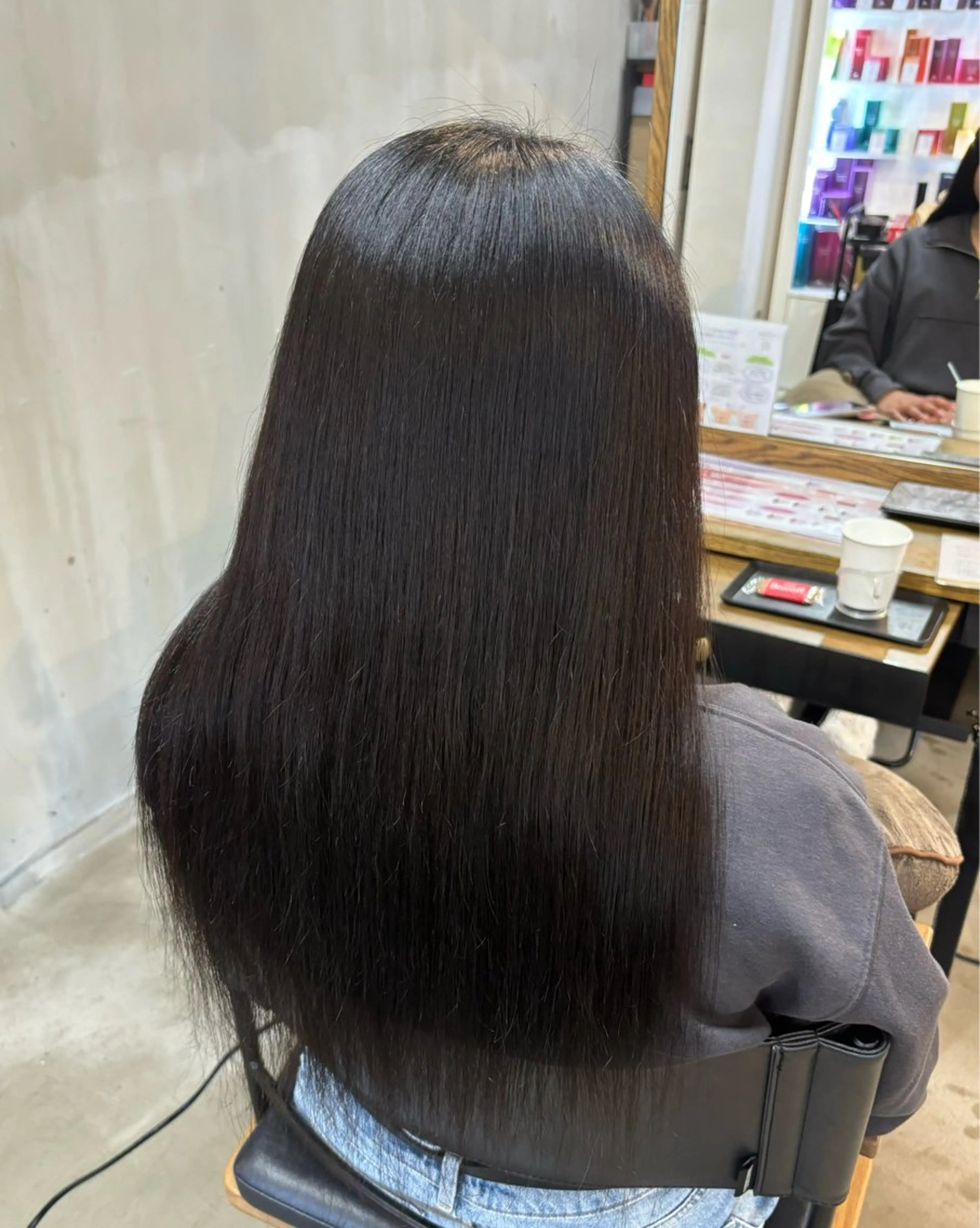 ロング 髪質改善 トリートメント 日比野 紅杏のヘアスタイル