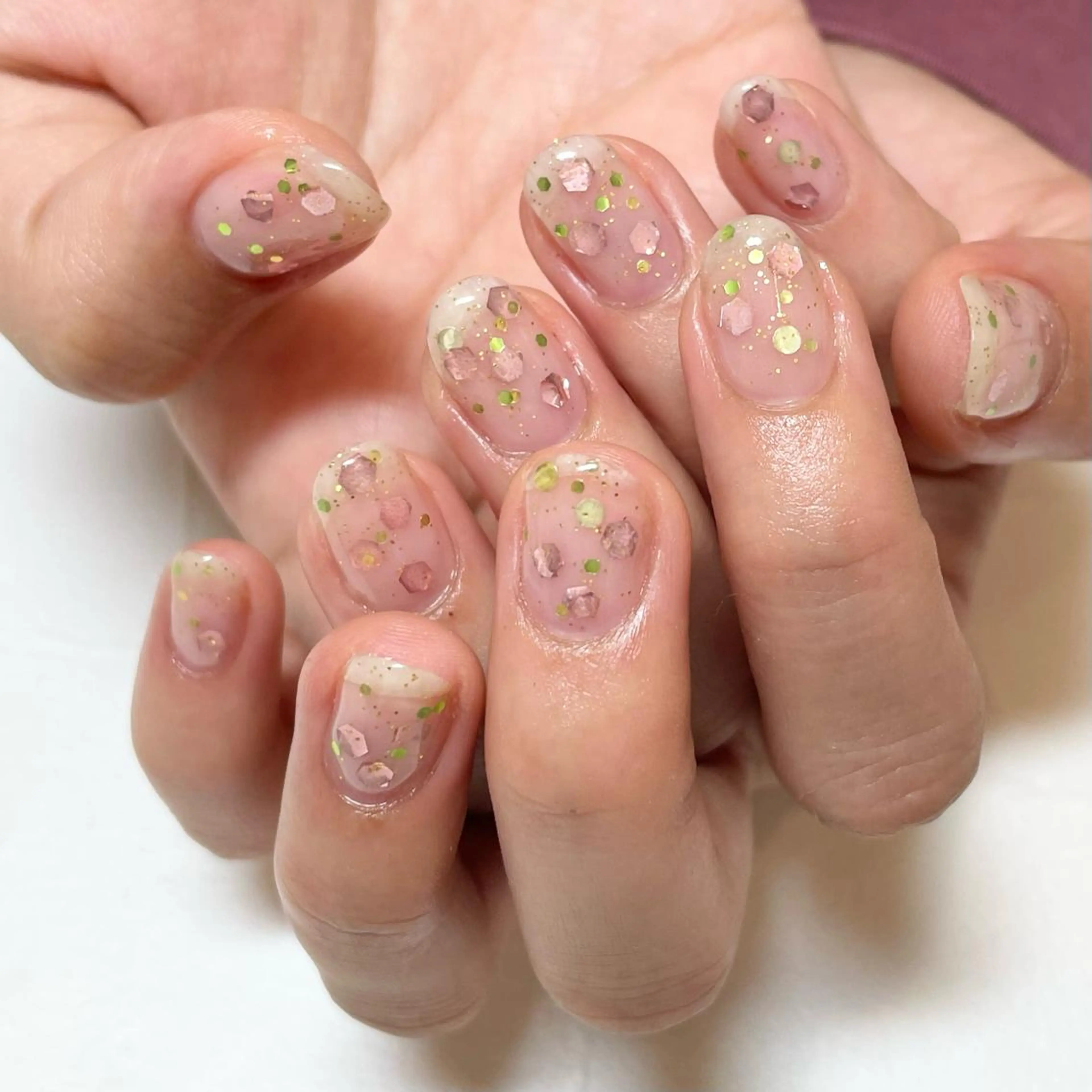 ネイル ワンカラーネイル CHOUETTE Shioriのネイルデザイン