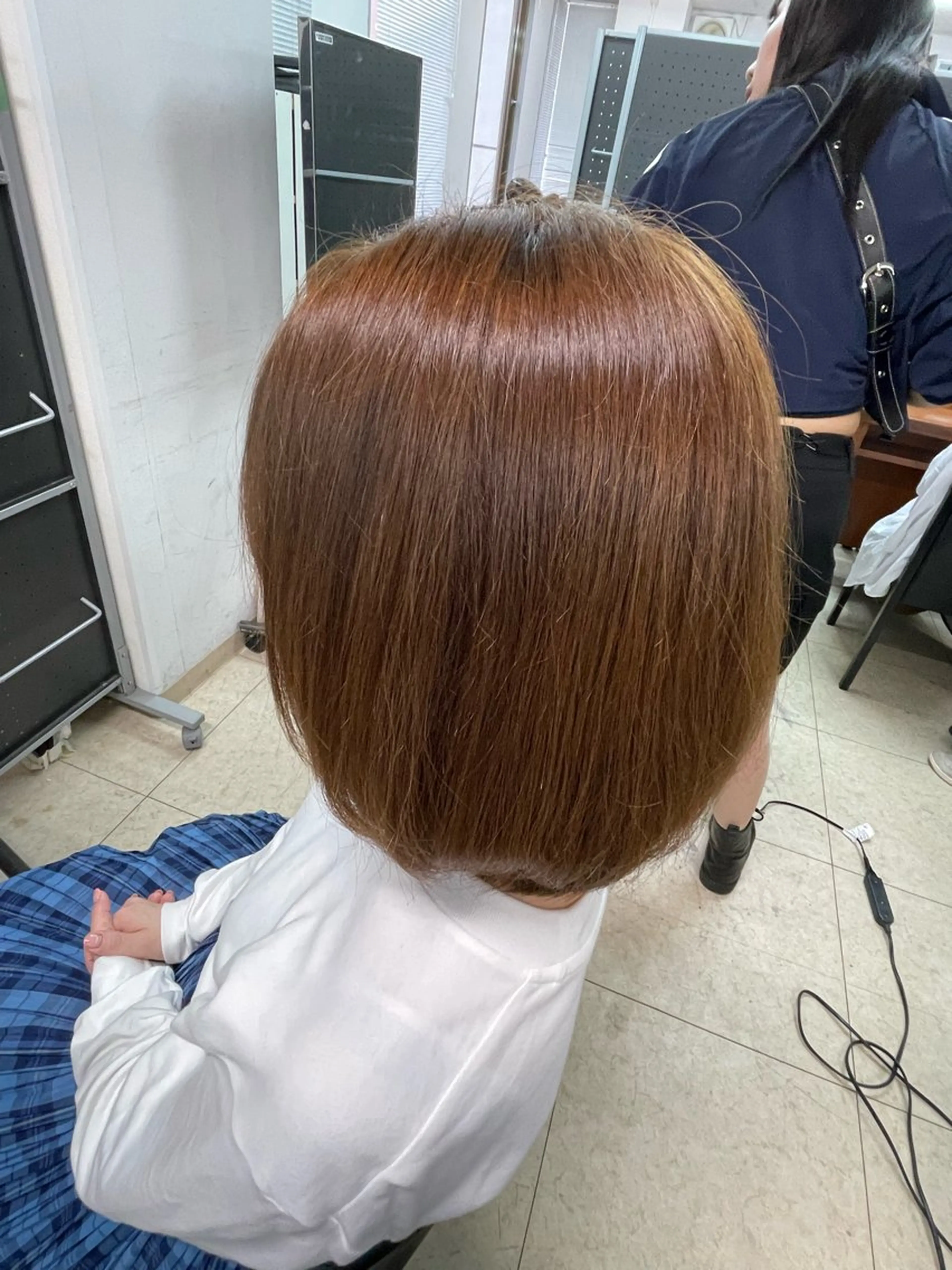 ミディアム カラー 🌈透明感カラー 韓国 ミライ🇰🇷のヘアスタイル