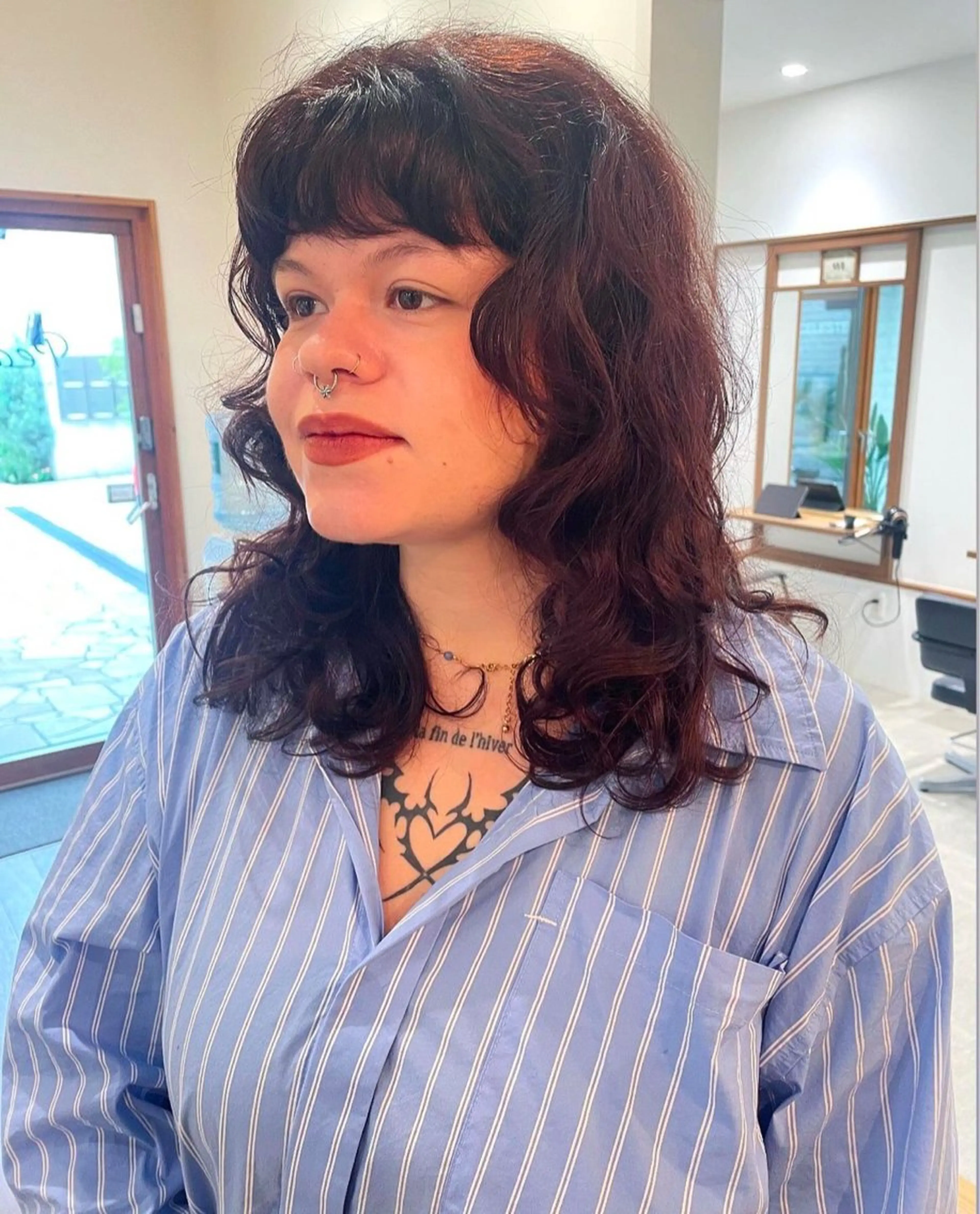 ミディアム パーマ ミディアムパーマ くせ毛 ニュアンスパーマ エアウェーブ カット パーマ トリートメント 髪質改善ストレート✨ パーマヘア✨YUKIのヘアスタイル