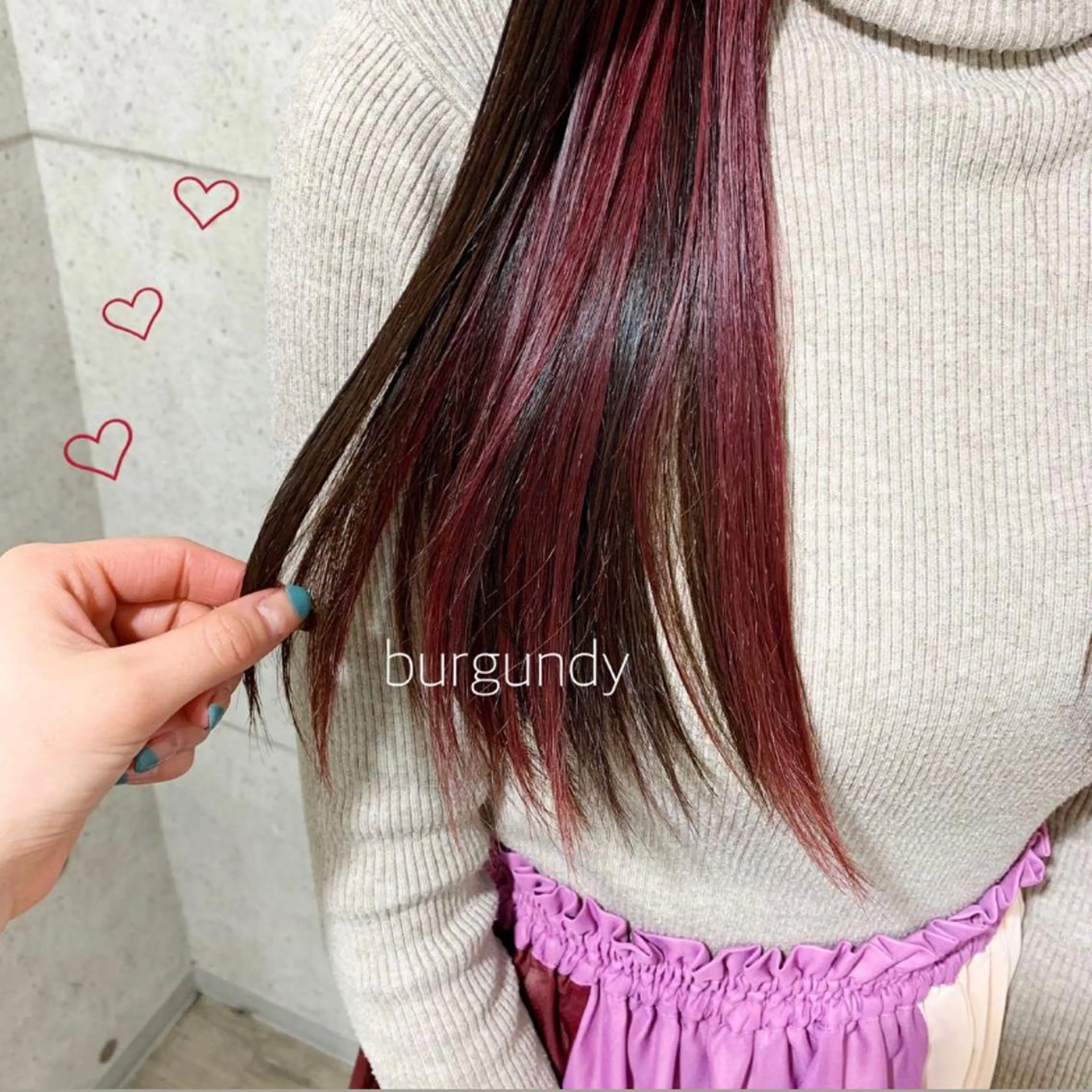 ロング カラー ブリーチ カット ヘアカラー トリートメント 🌷お洒落推しカラー moe🐰🌷のヘアスタイル