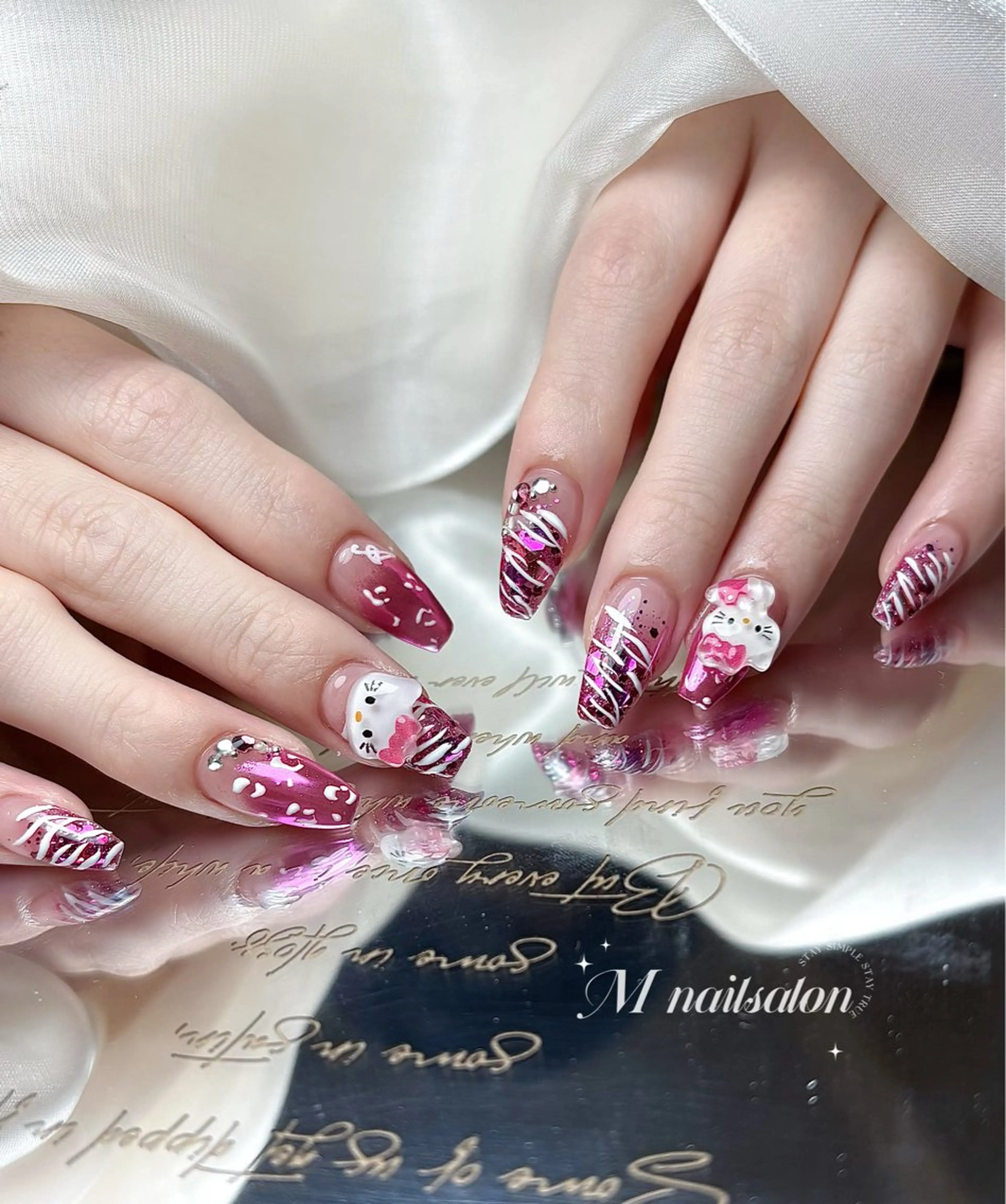 ネイル M🌷nail 長さだし専門店のネイルデザイン