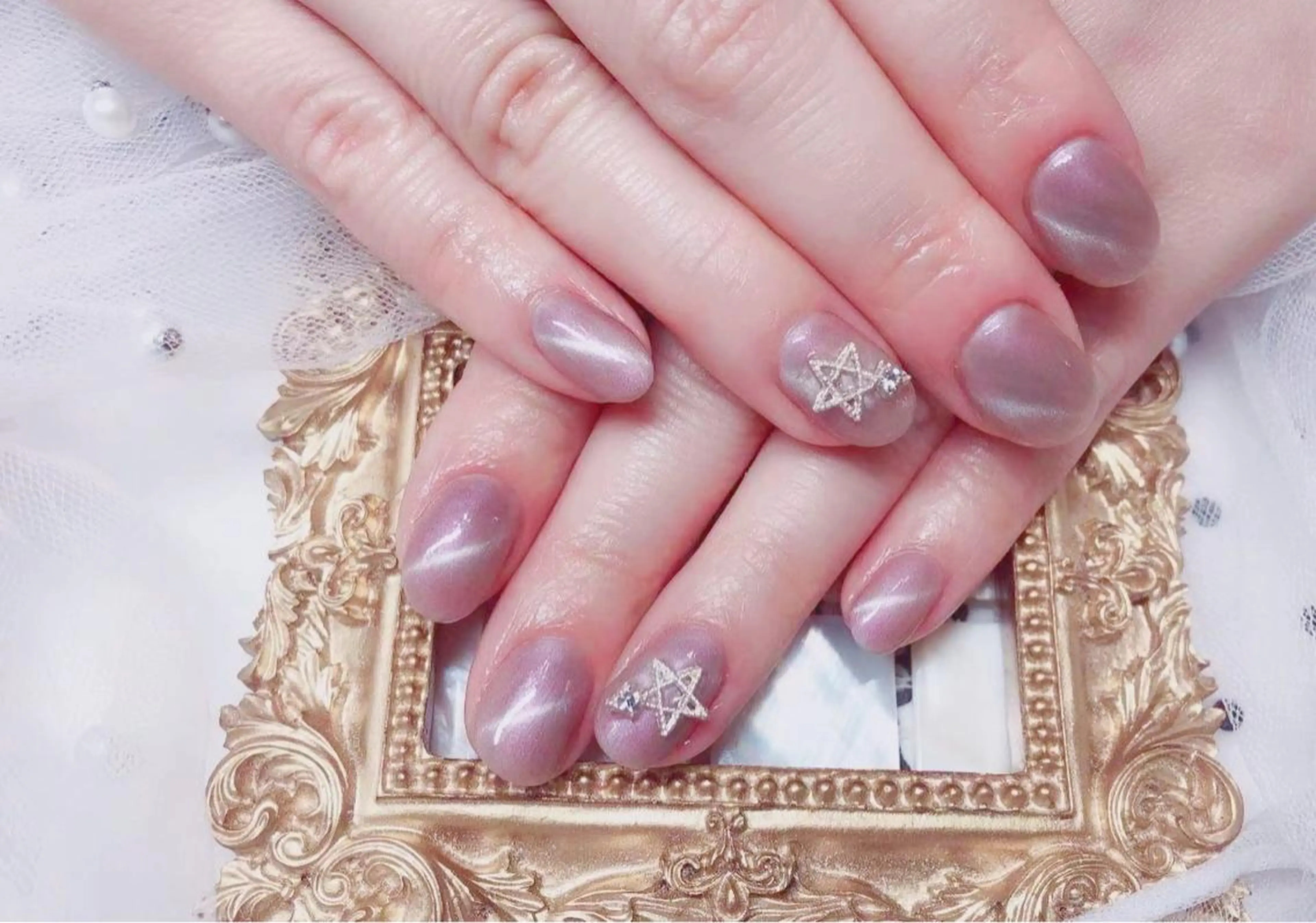 ネイル マジック ミラーのネイルデザイン