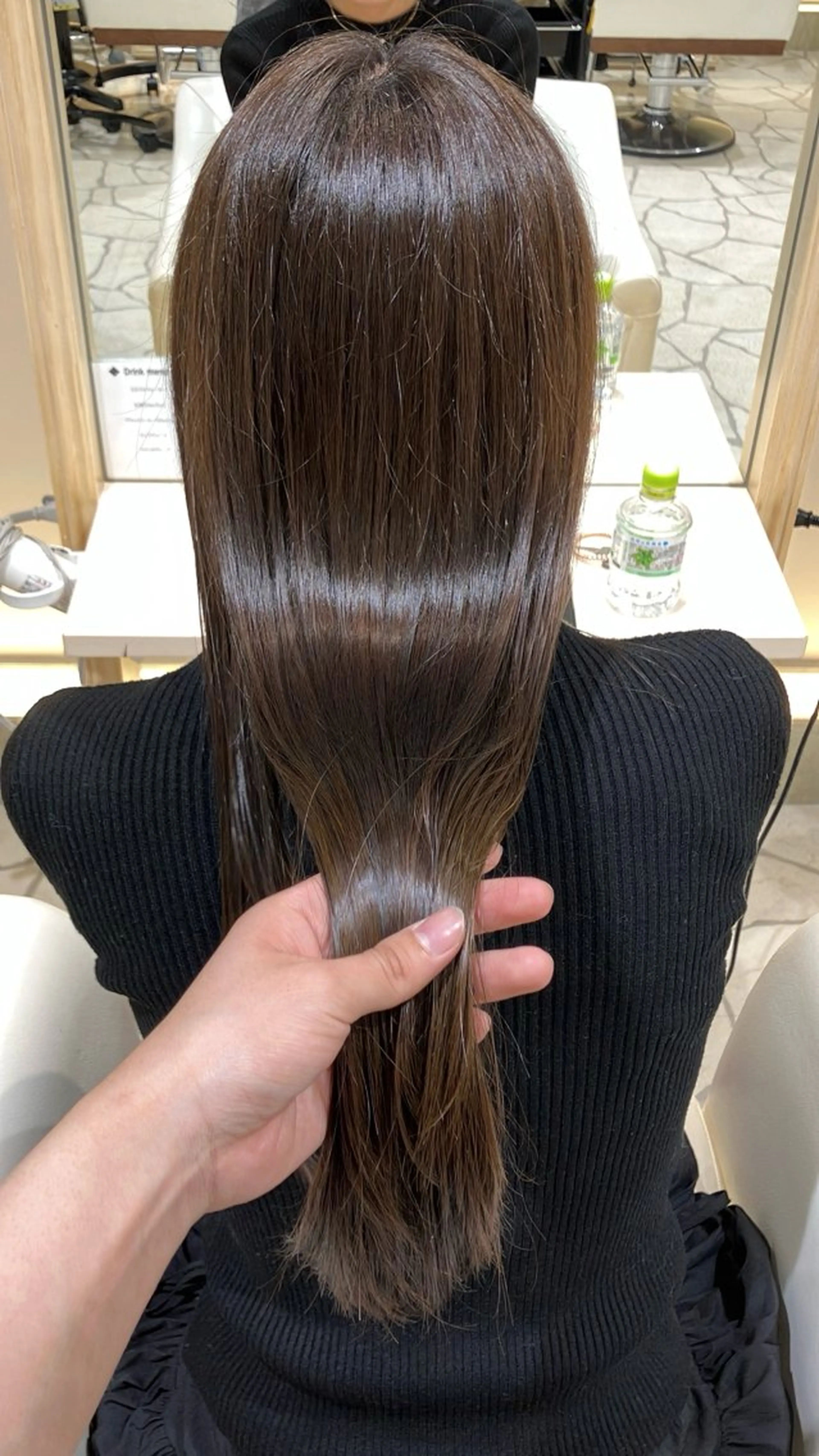 ロング カラー カット ヘアカラー トリートメント 久野 紗愛のヘアスタイル